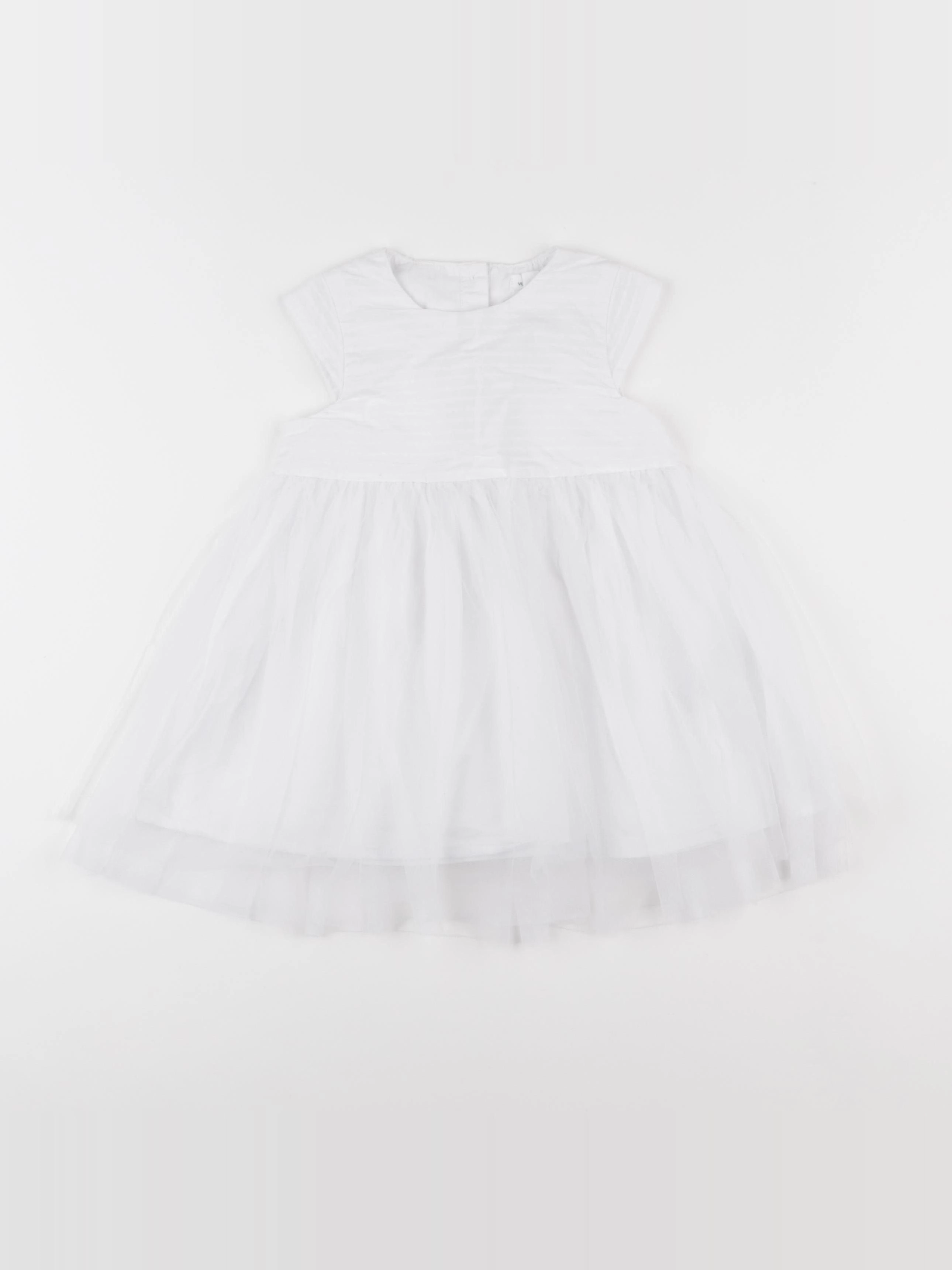 Vertbaudet - robe blanc - 24 mois