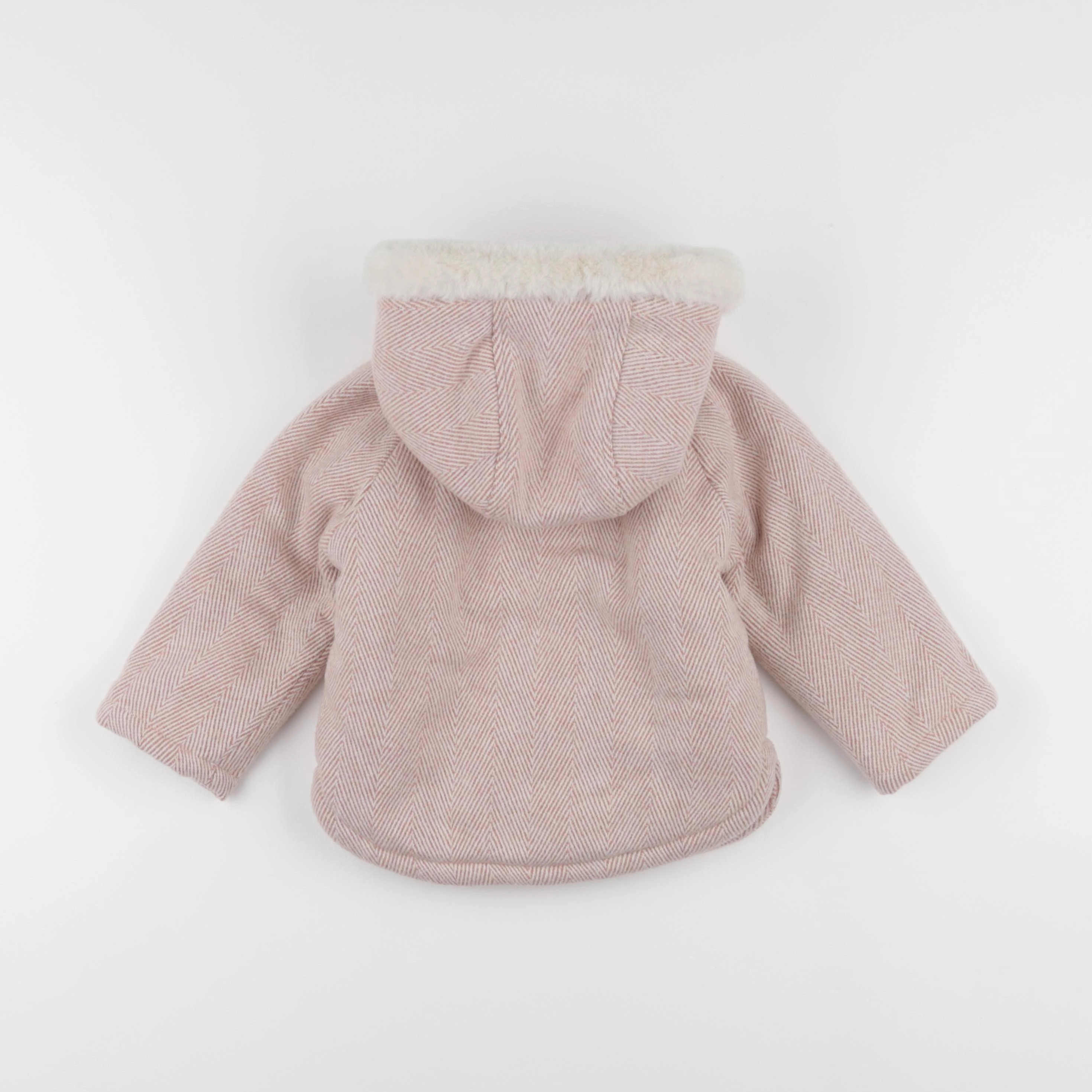 Vertbaudet - manteau rose - 24 mois