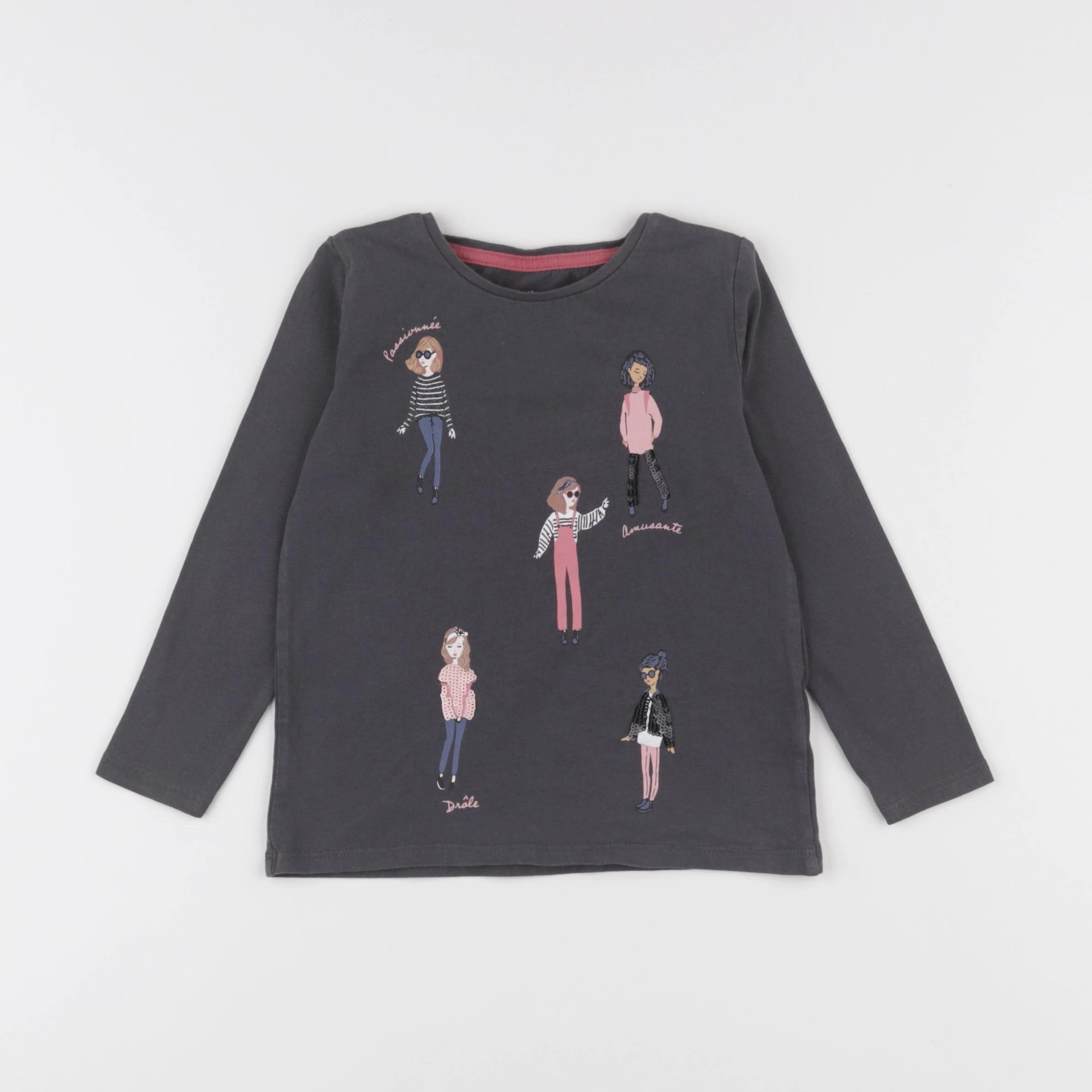Vertbaudet - tee-shirt gris - 3 ans