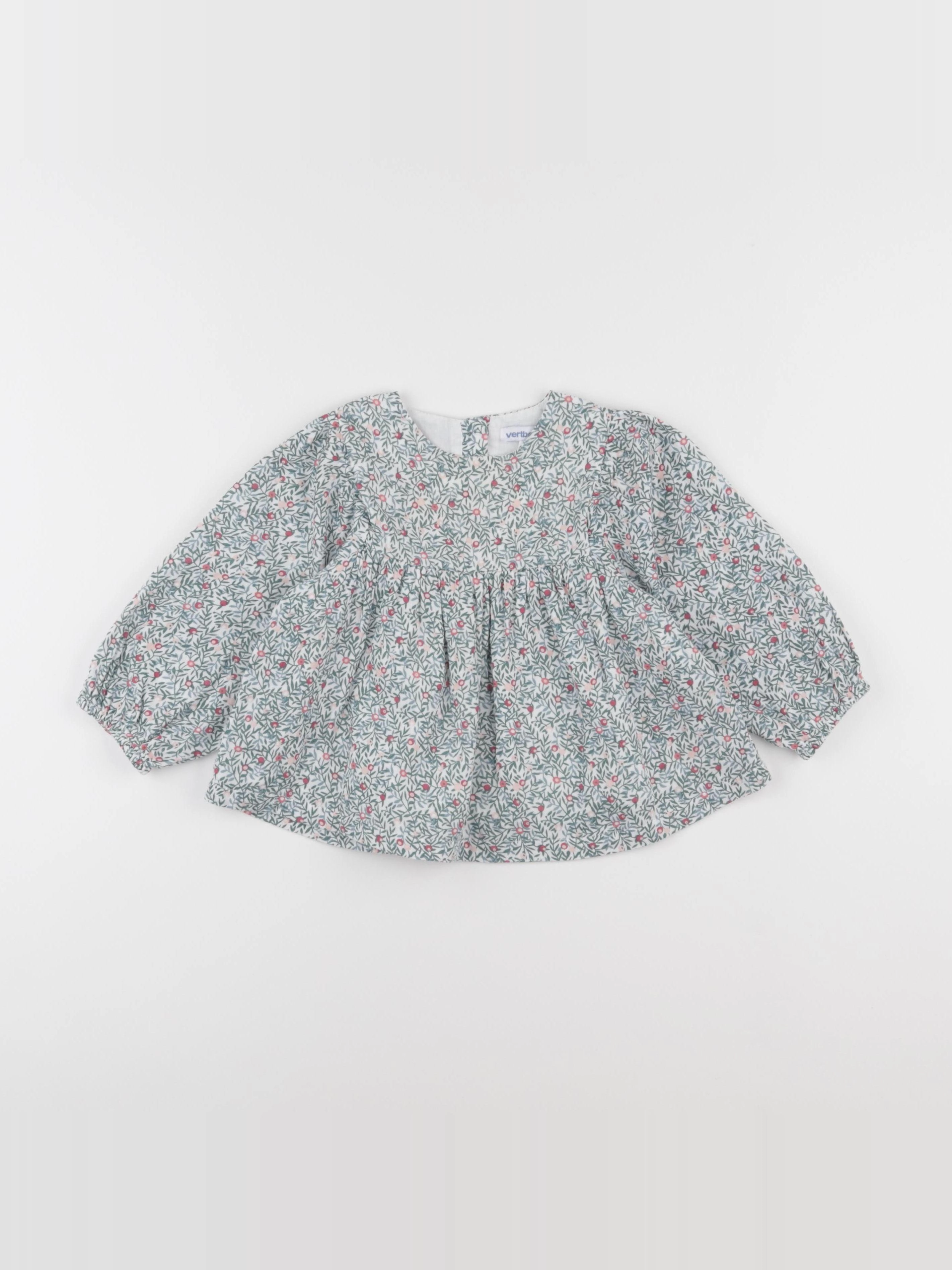 Vertbaudet - blouse multicolore - 24 mois