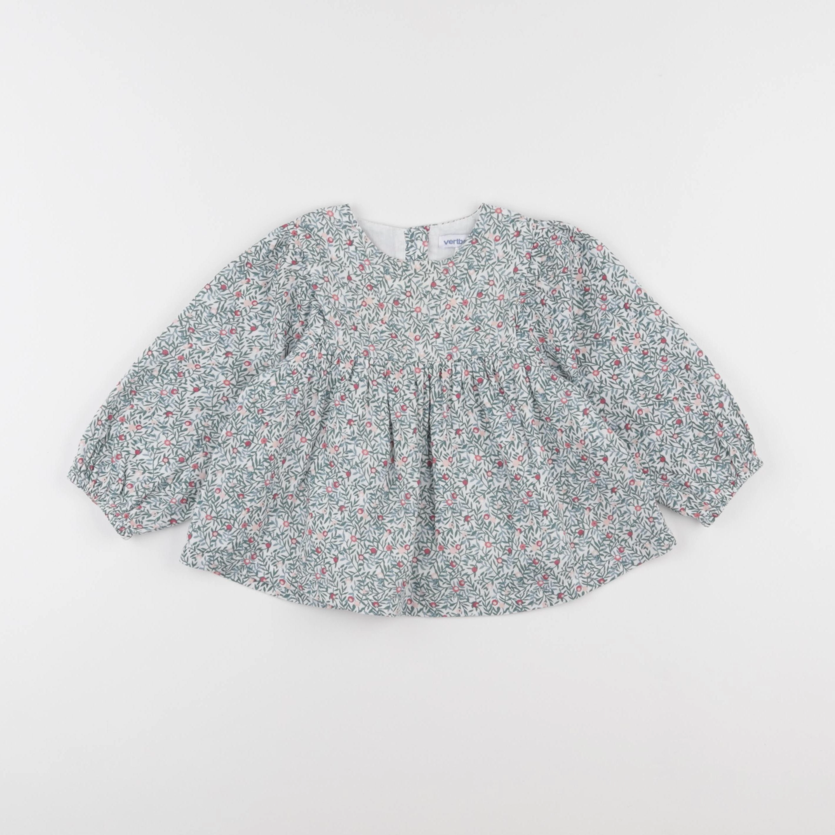 Vertbaudet - blouse multicolore - 24 mois