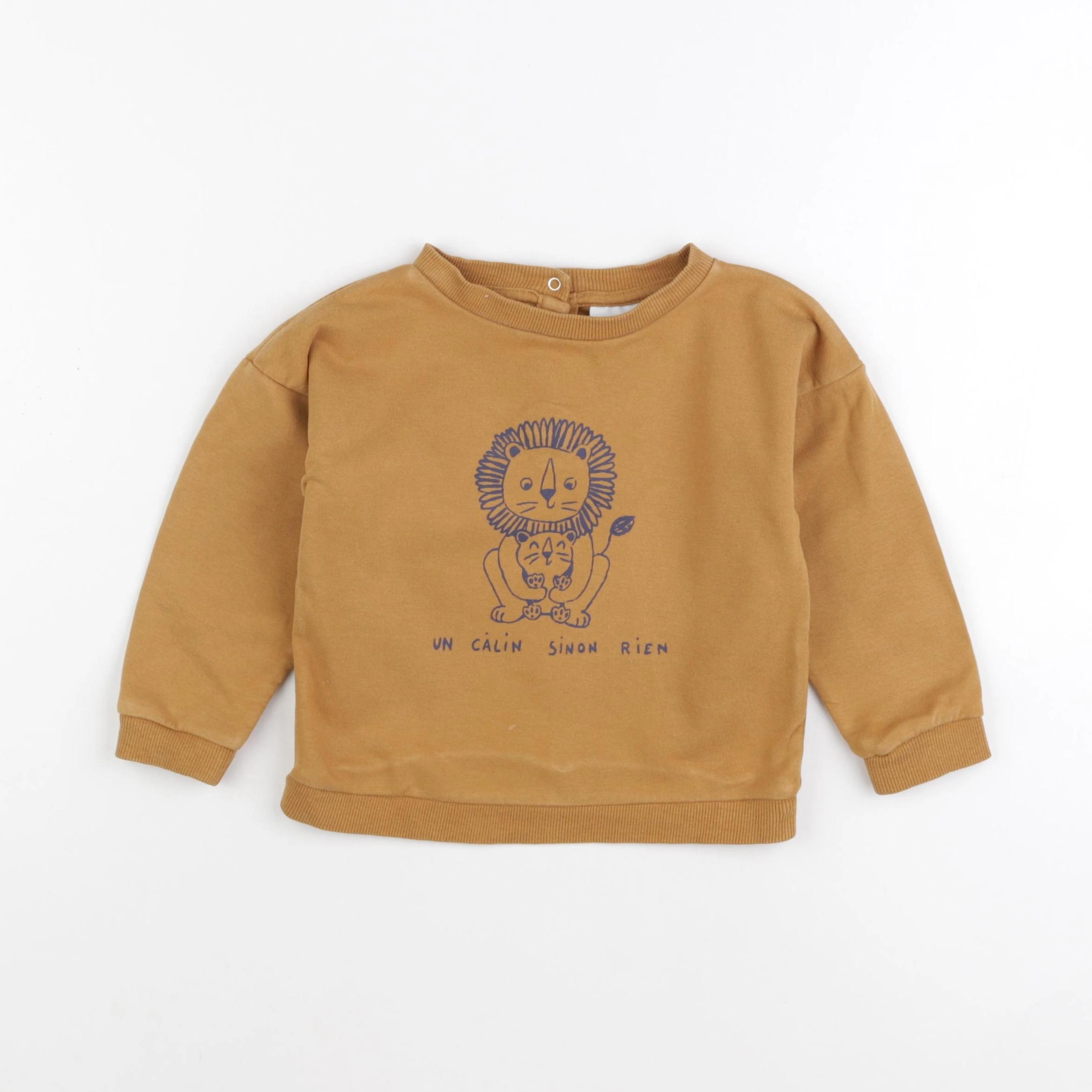 Vertbaudet - sweat jaune - 36 mois