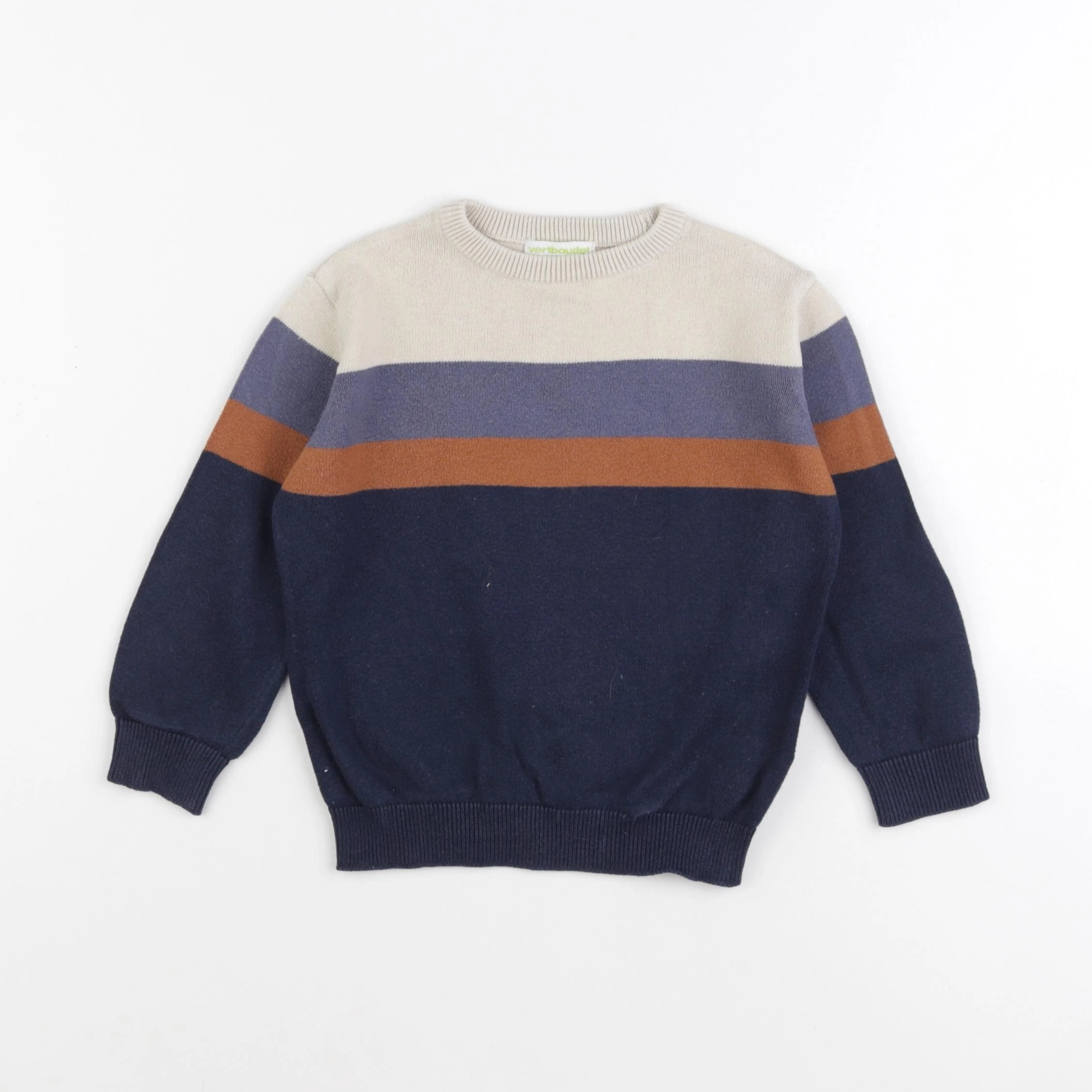 Vertbaudet - pull bleu - 3 ans