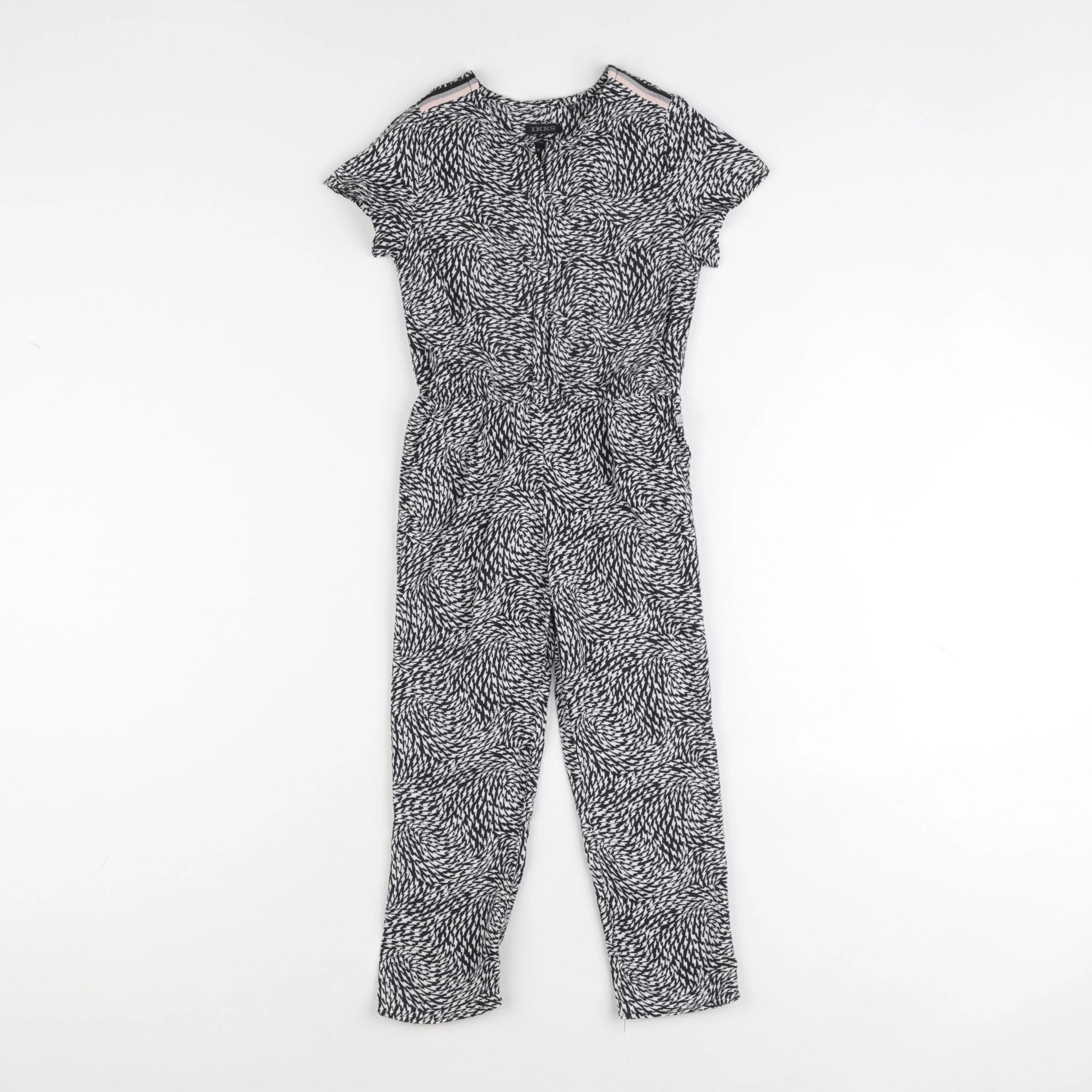 IKKS - combinaison blanc, noir - 5 ans