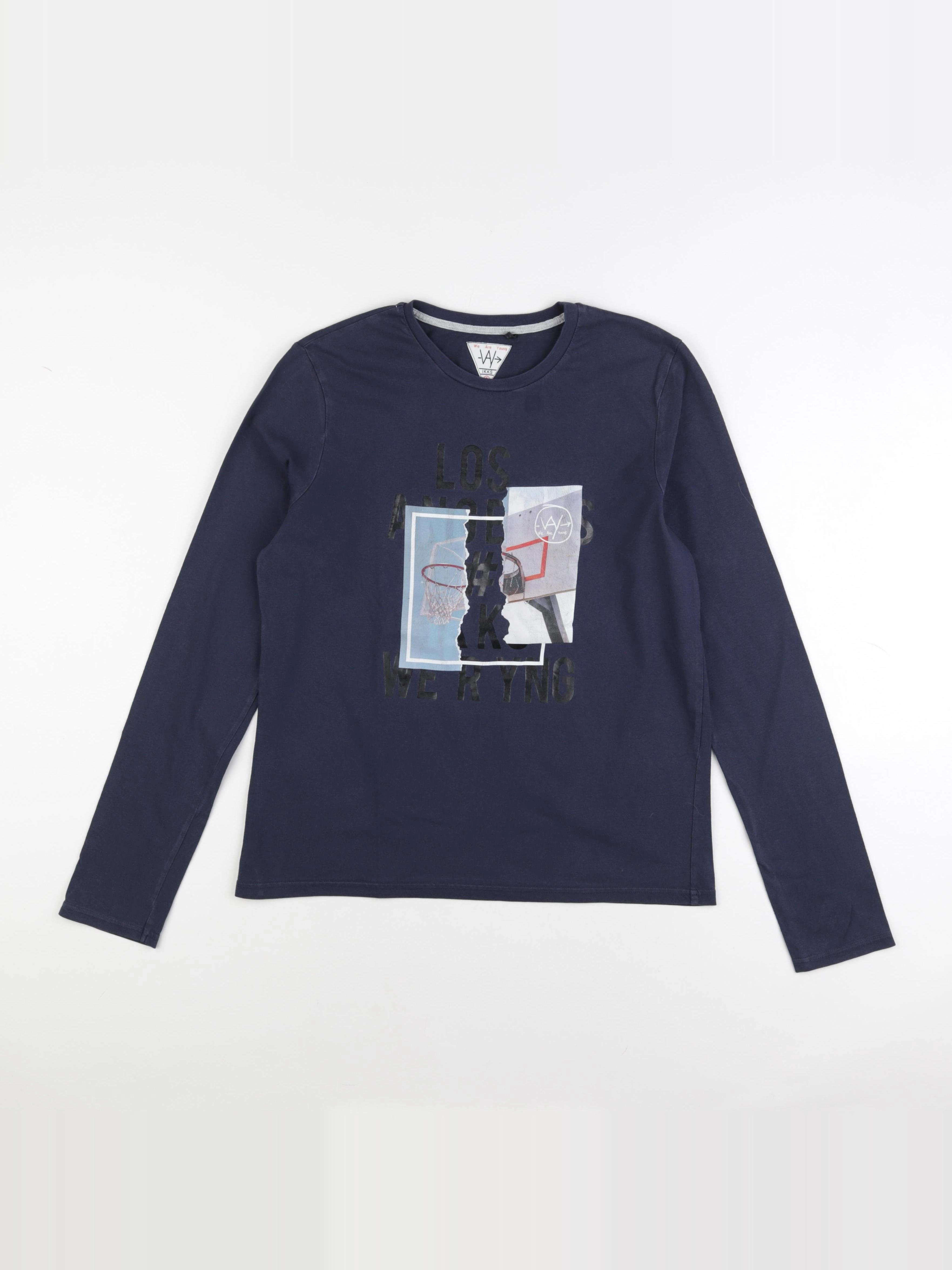 IKKS - tee-shirt bleu - 16 ans