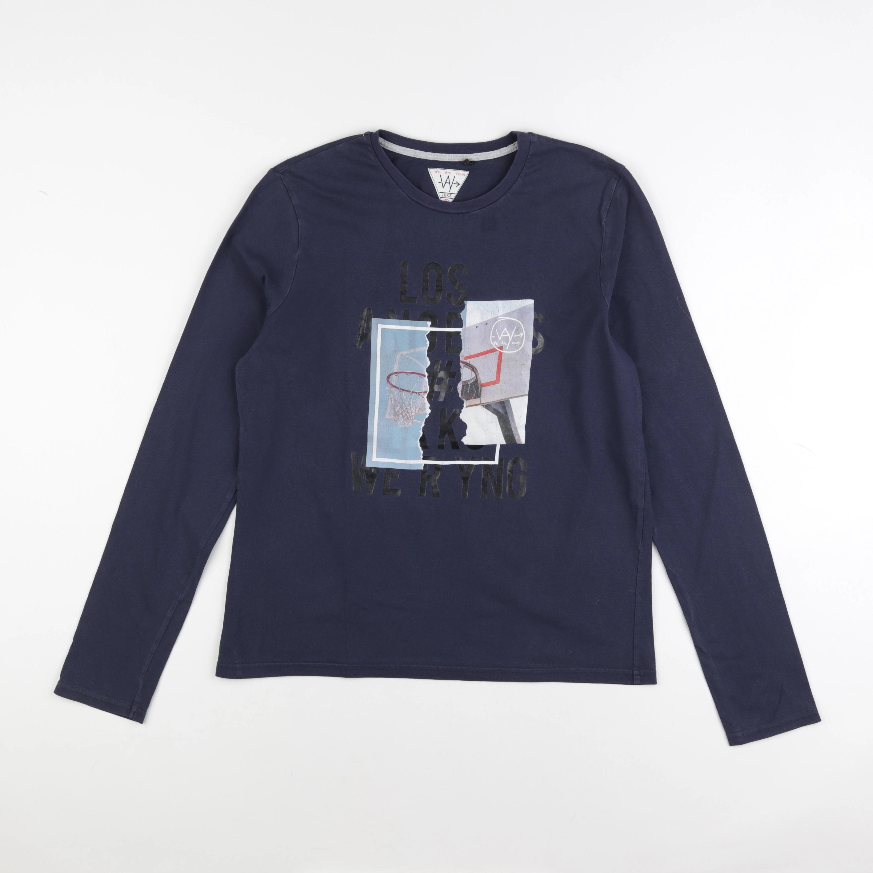 IKKS - tee-shirt bleu - 16 ans