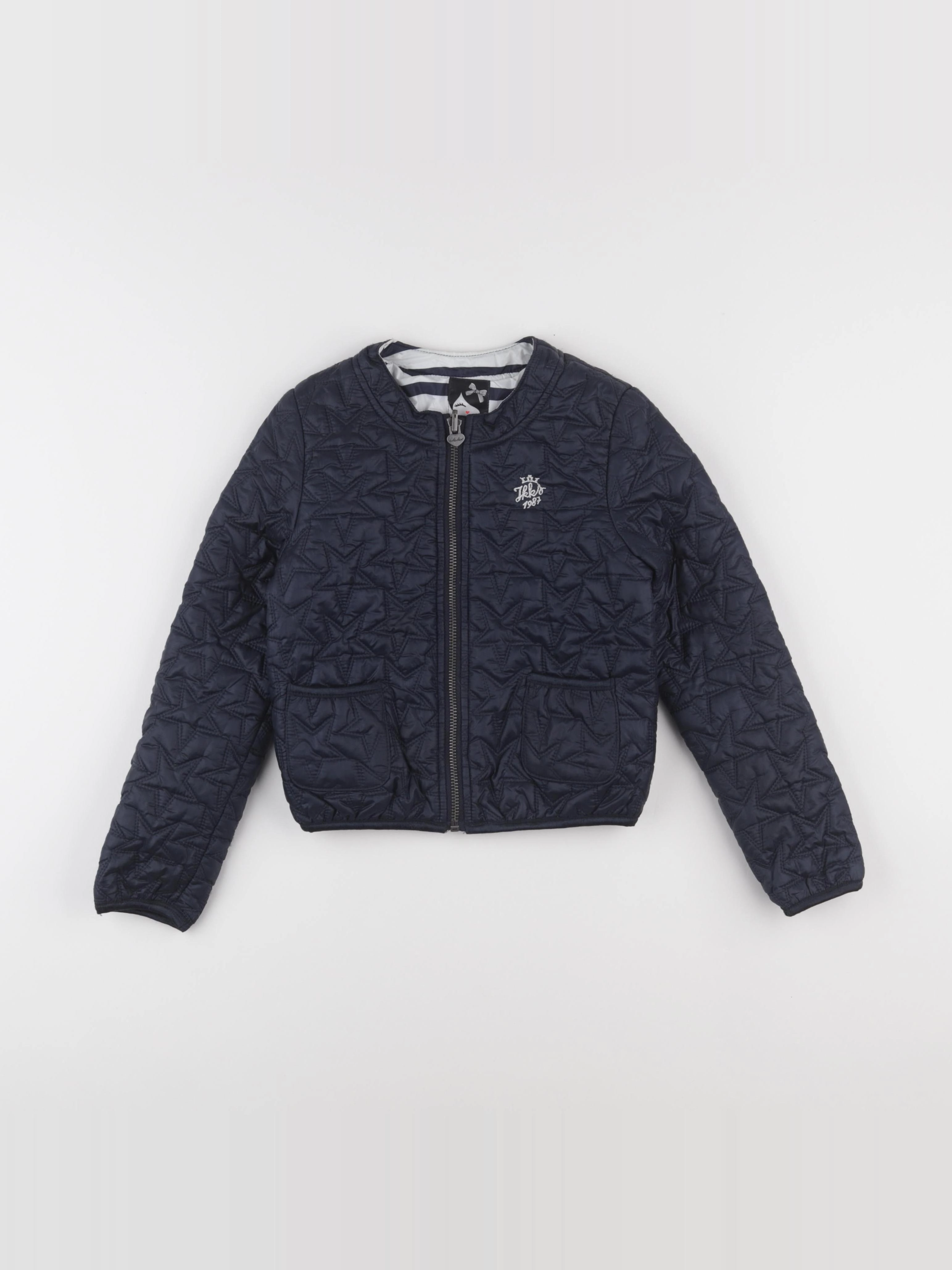 IKKS - doudoune réversible bleu - 8 ans