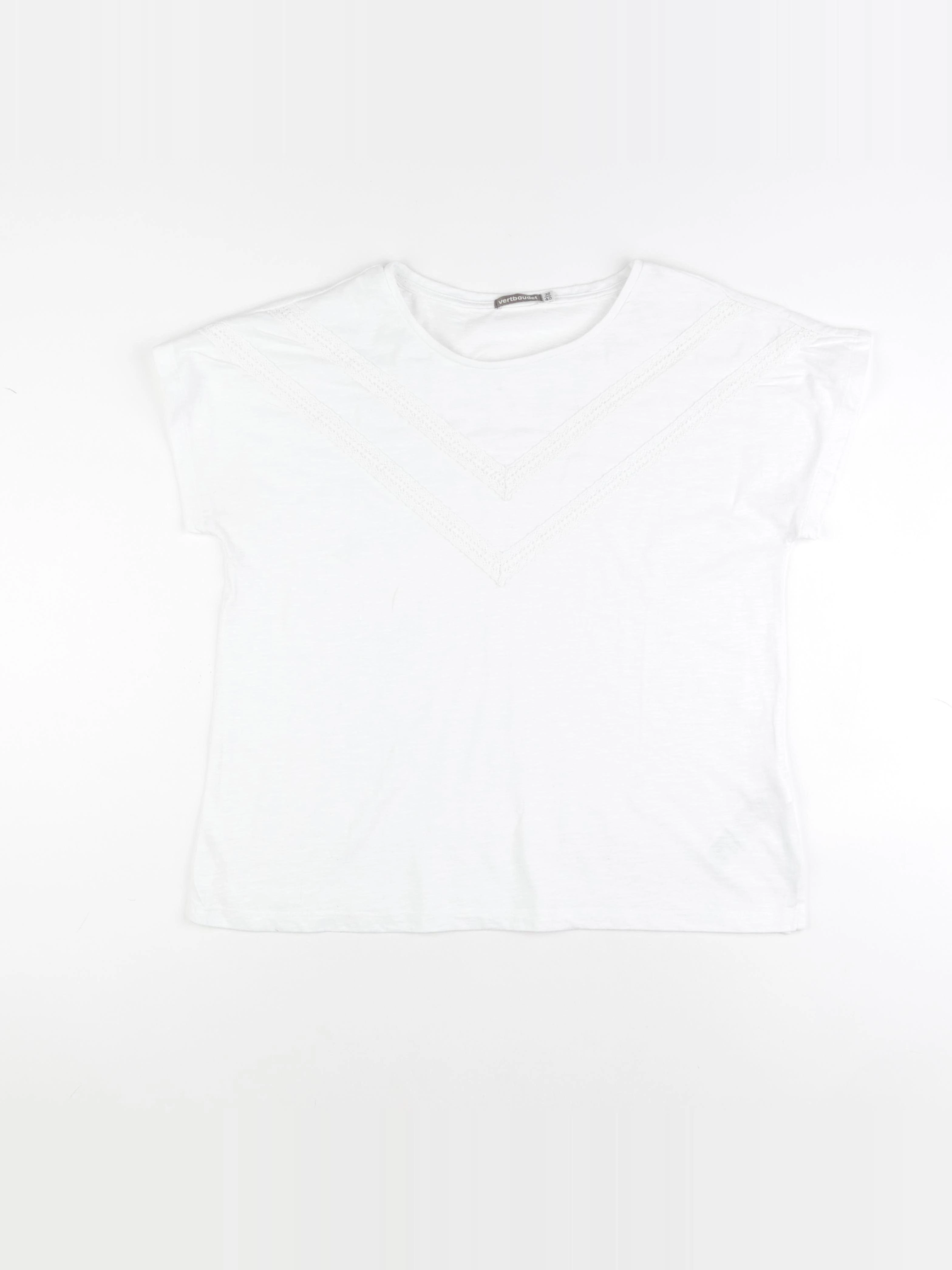 Vertbaudet - tee-shirt grossesse blanc - 38 à 40