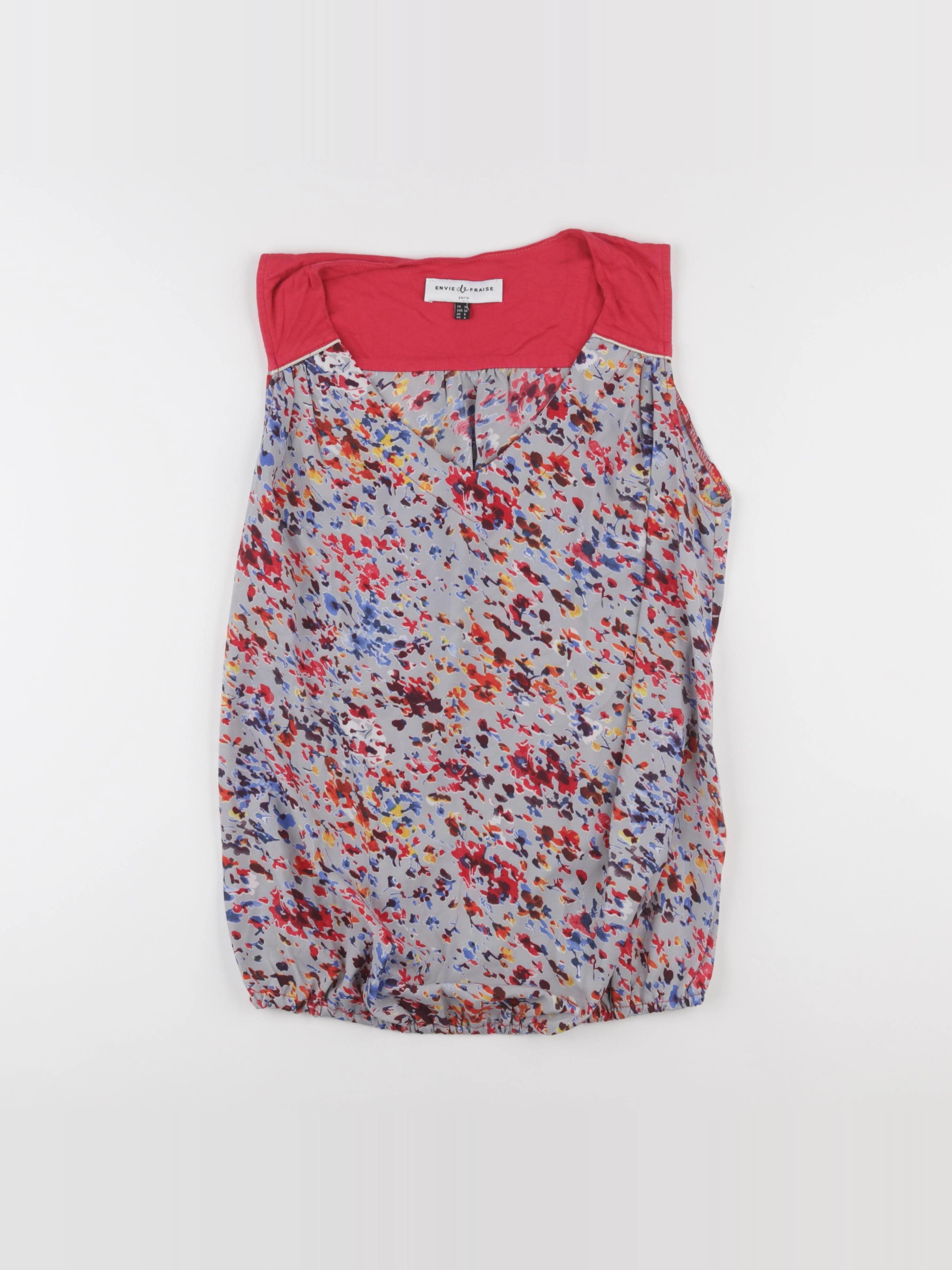 Envie de fraise - blouse grossesse gris - 34 à 36