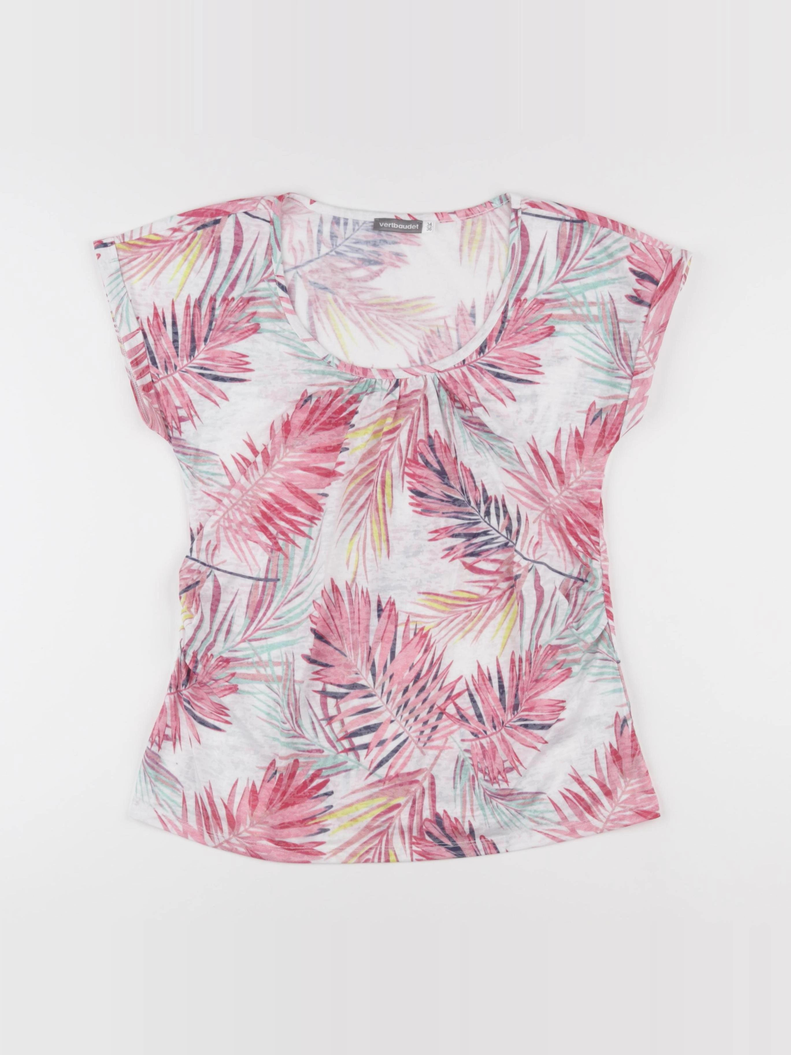 Vertbaudet - tee-shirt grossesse blanc - 34 à 36