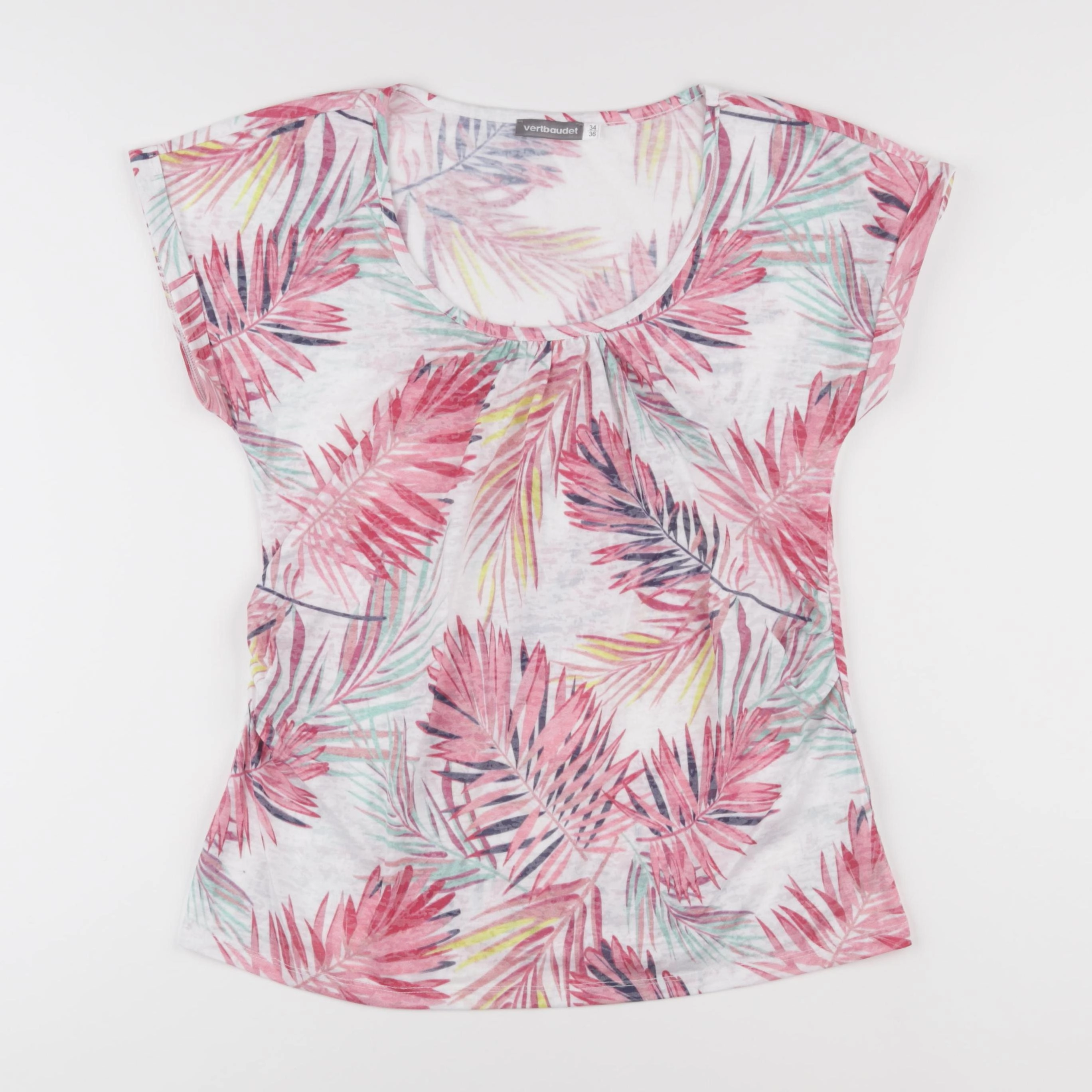 Vertbaudet - tee-shirt grossesse blanc - 34 à 36