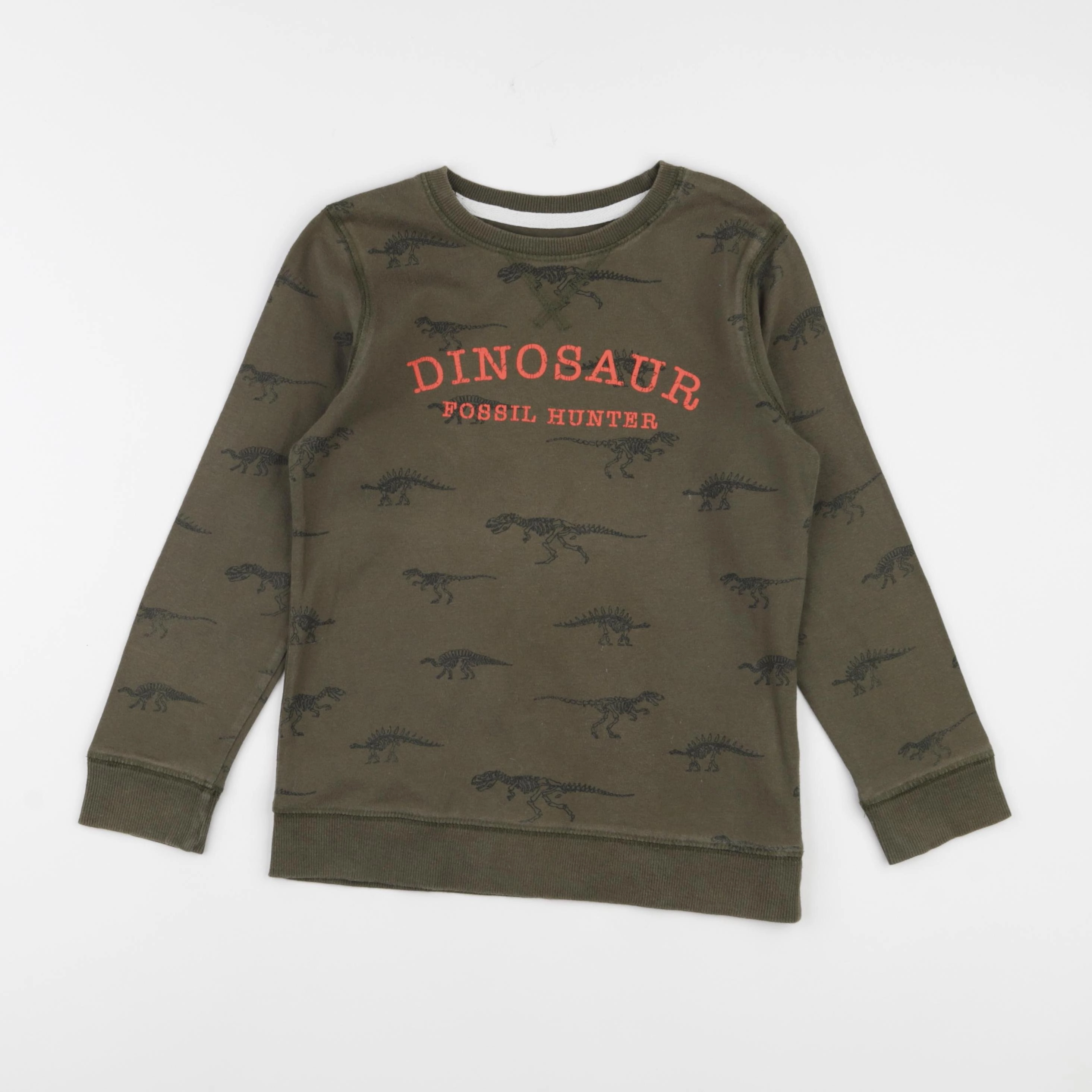 Vertbaudet - sweat vert - 8 ans