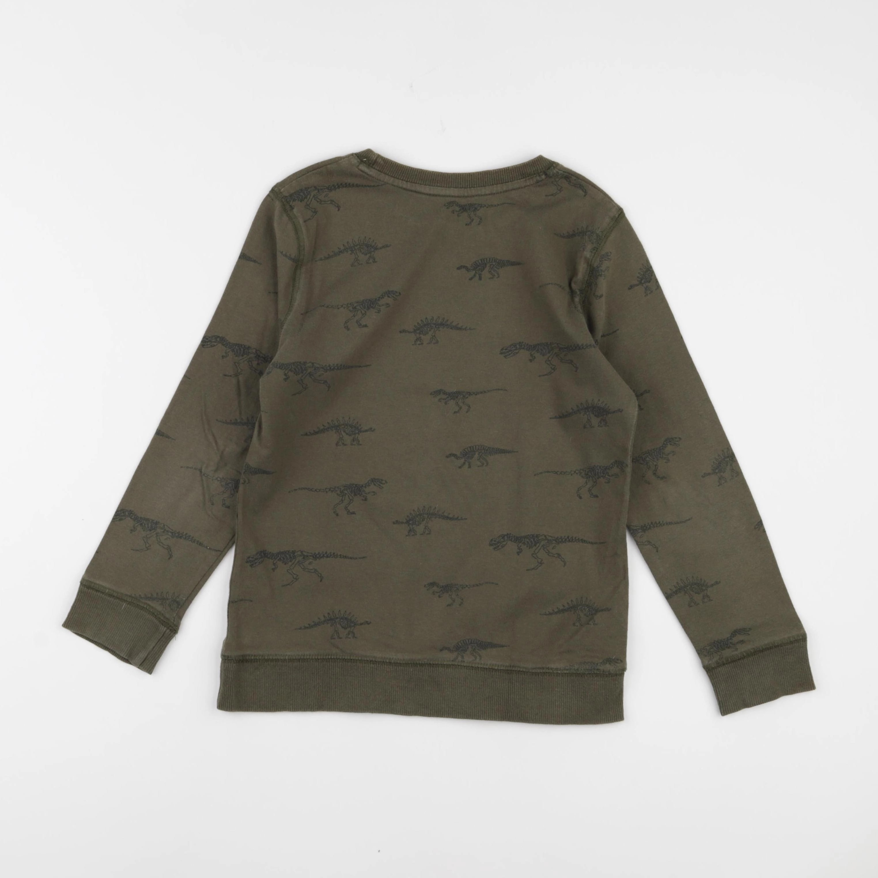 Vertbaudet - sweat vert - 8 ans