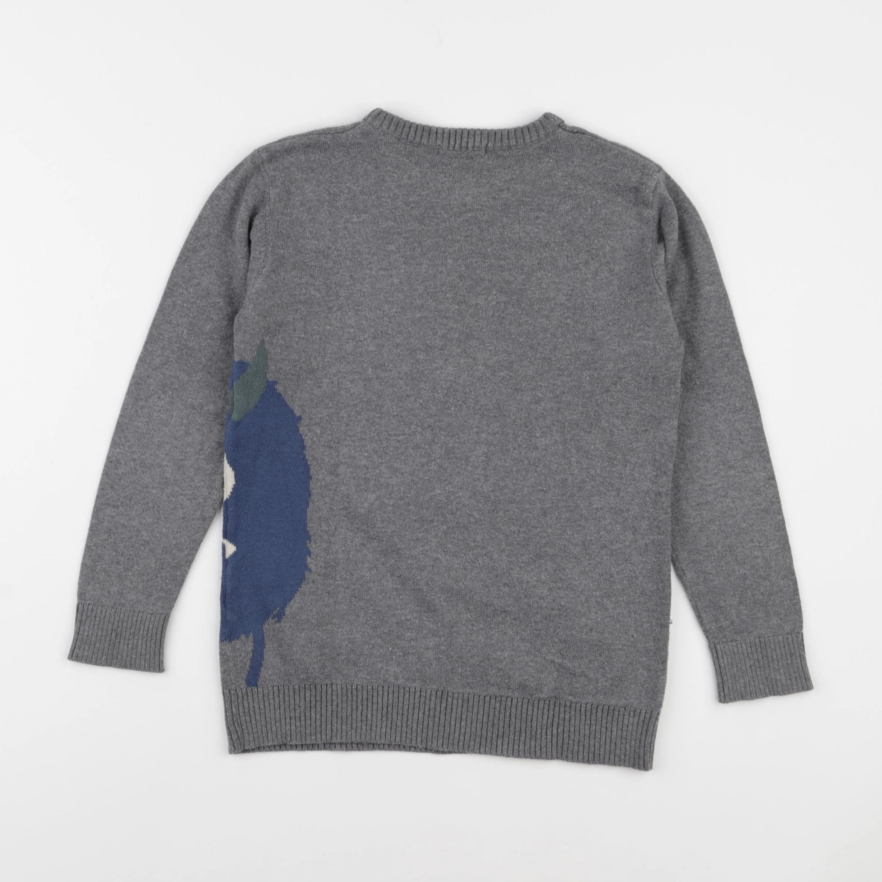 Vertbaudet - pull gris - 8 ans
