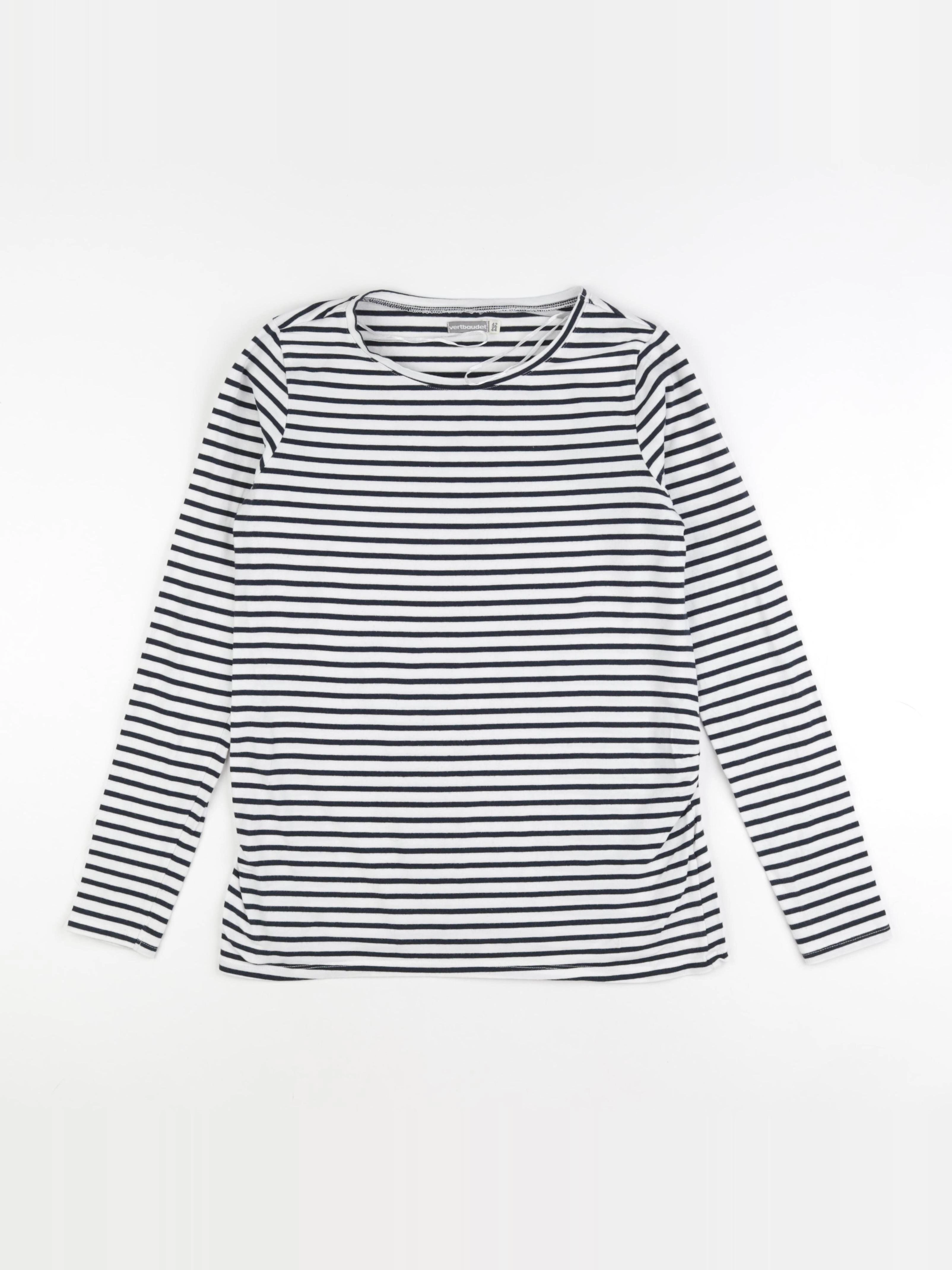Vertbaudet - tee-shirt grossesse, grossesse blanc, bleu - 42 à 44