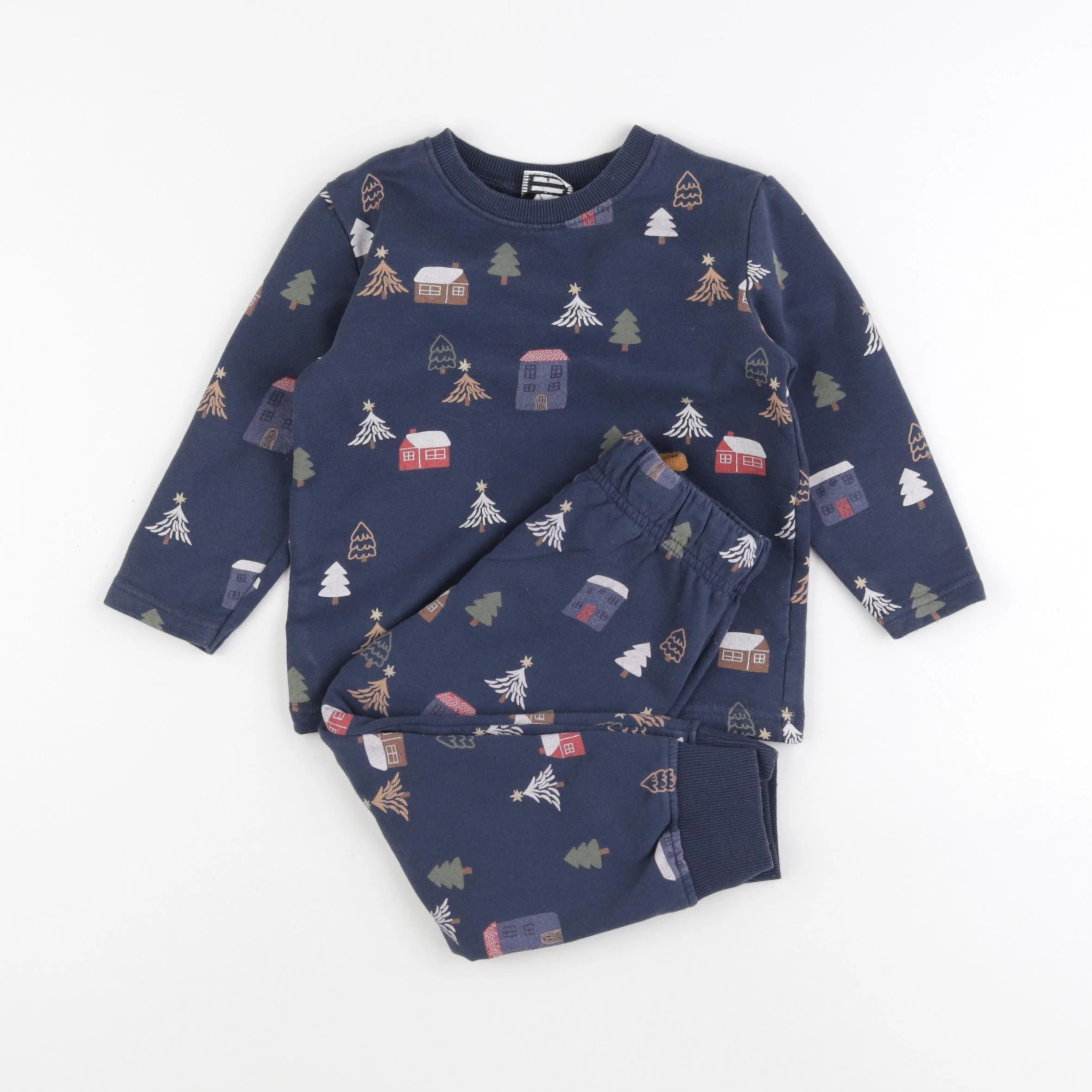 Tape à l'oeil - pyjama coton bleu - 3 ans
