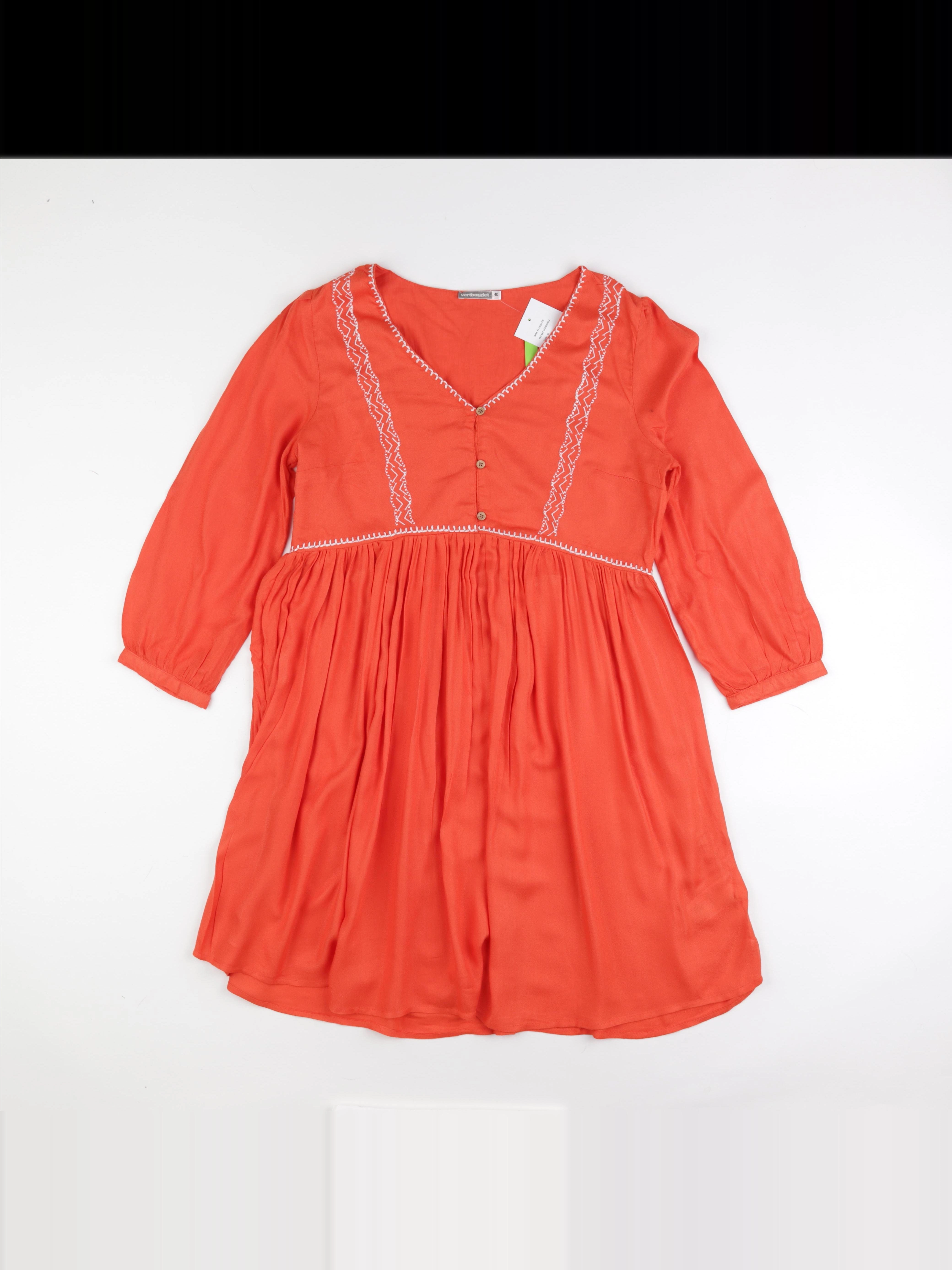 Vertbaudet - robe grossesse orange - 40