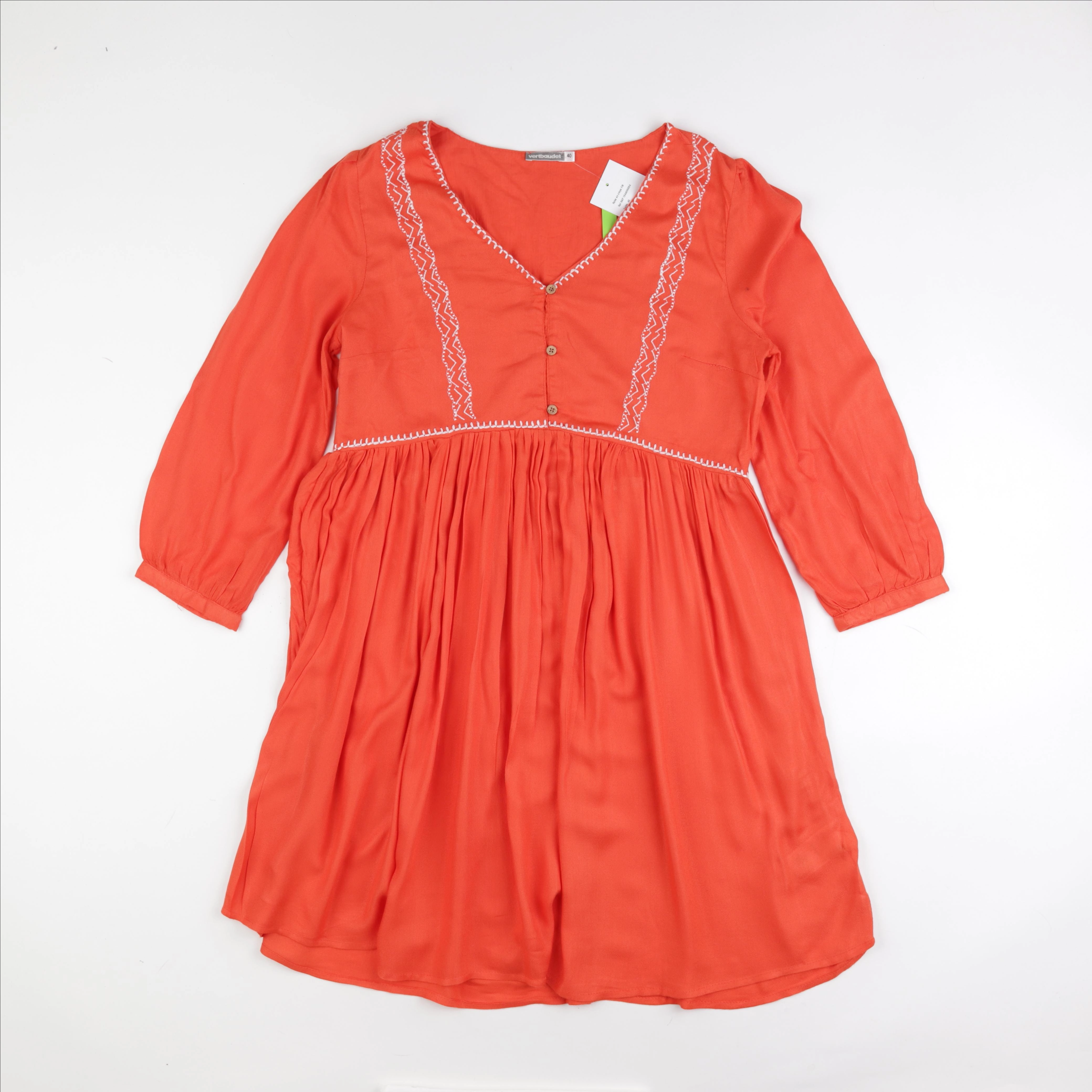 Vertbaudet - robe grossesse orange - 40