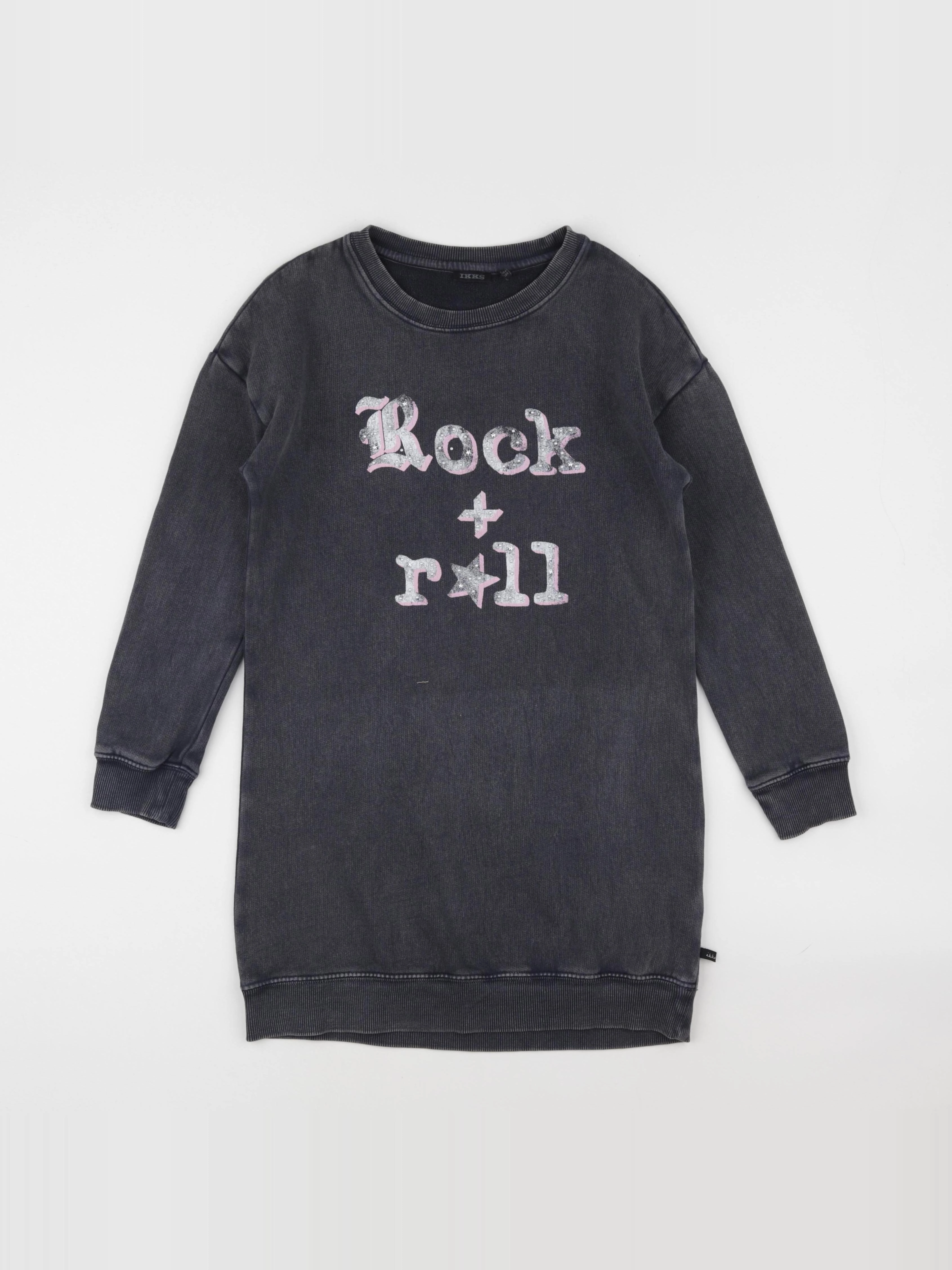 IKKS - robe gris - 10 ans