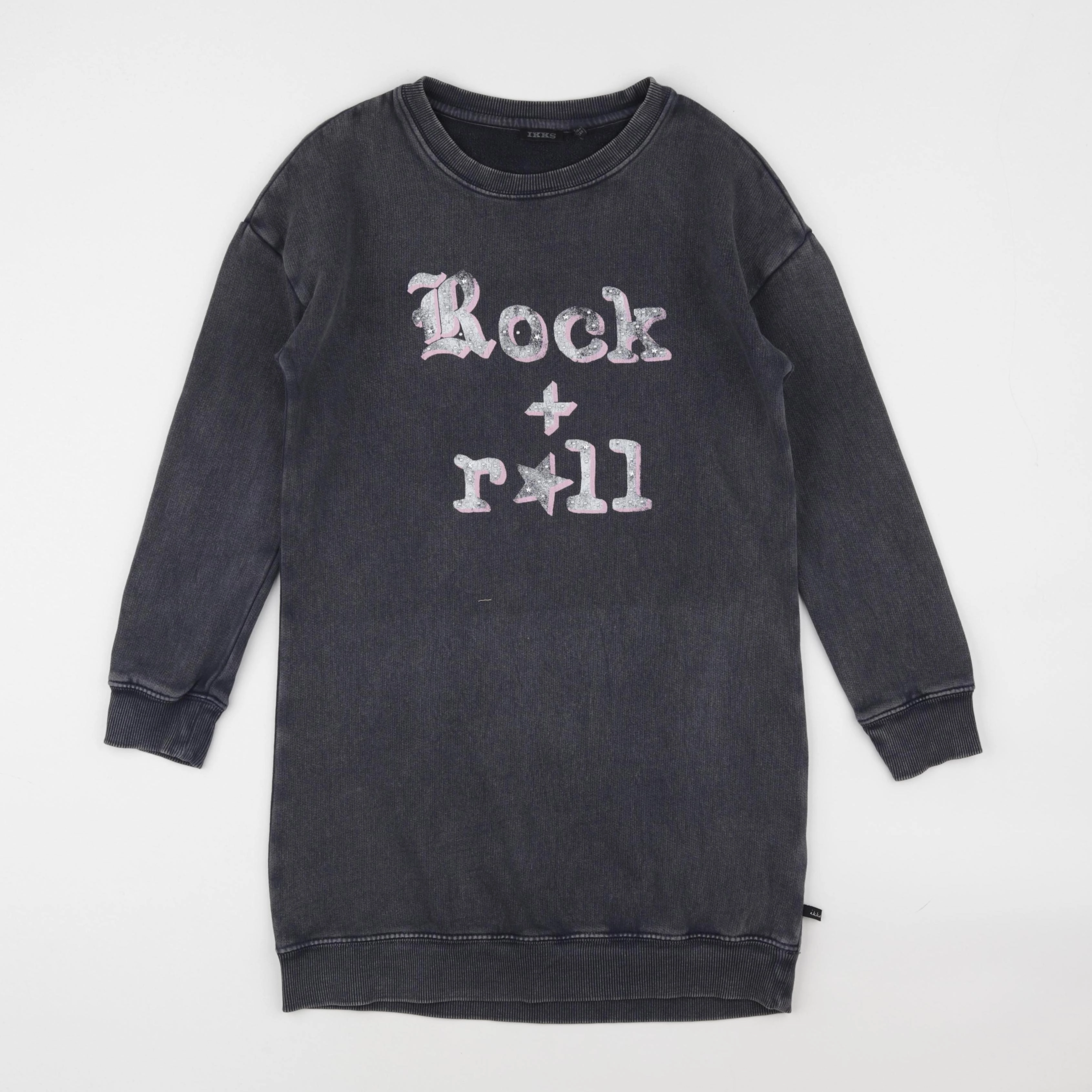 IKKS - robe gris - 10 ans
