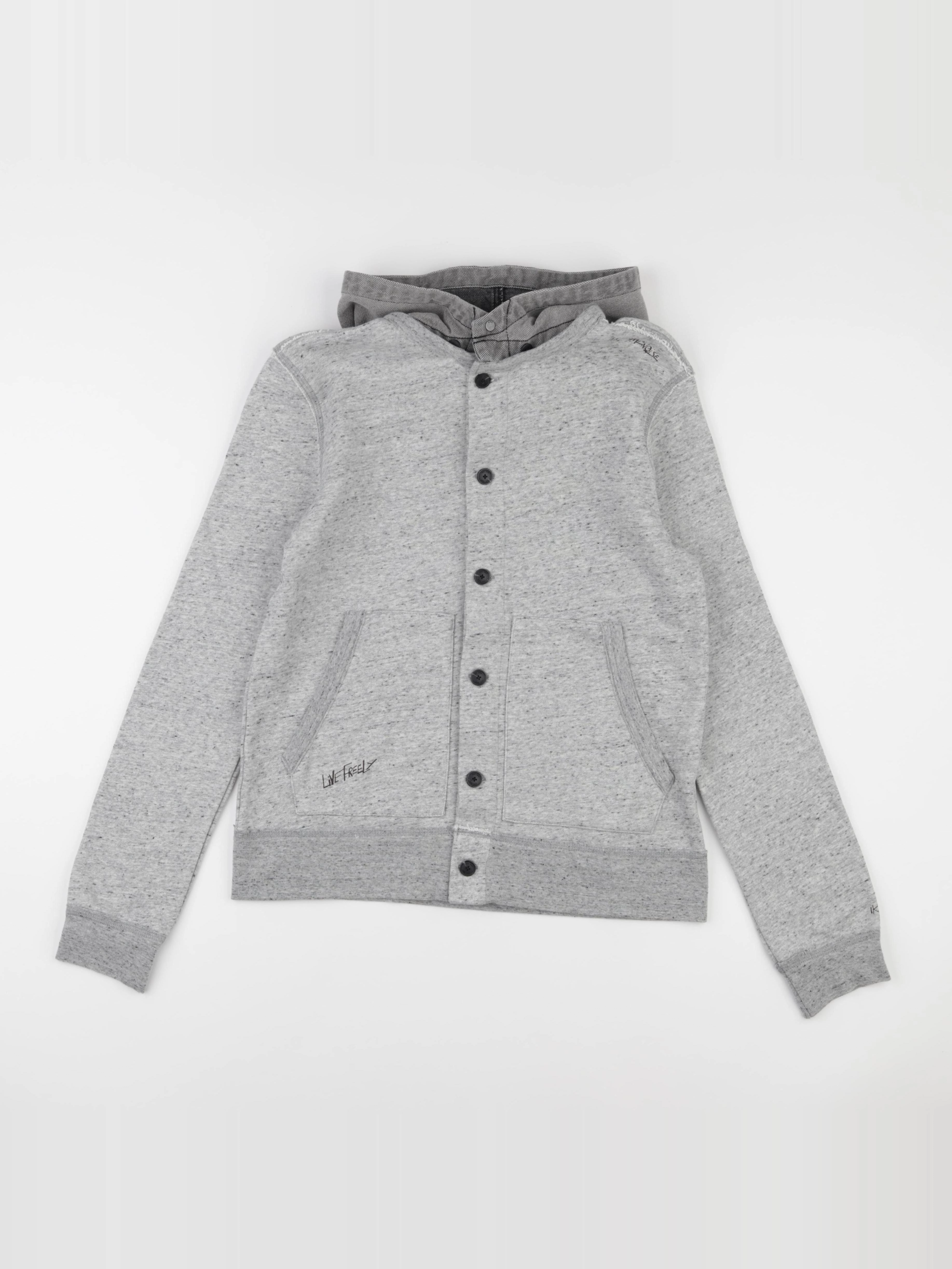 IKKS - sweat gris - 14 ans