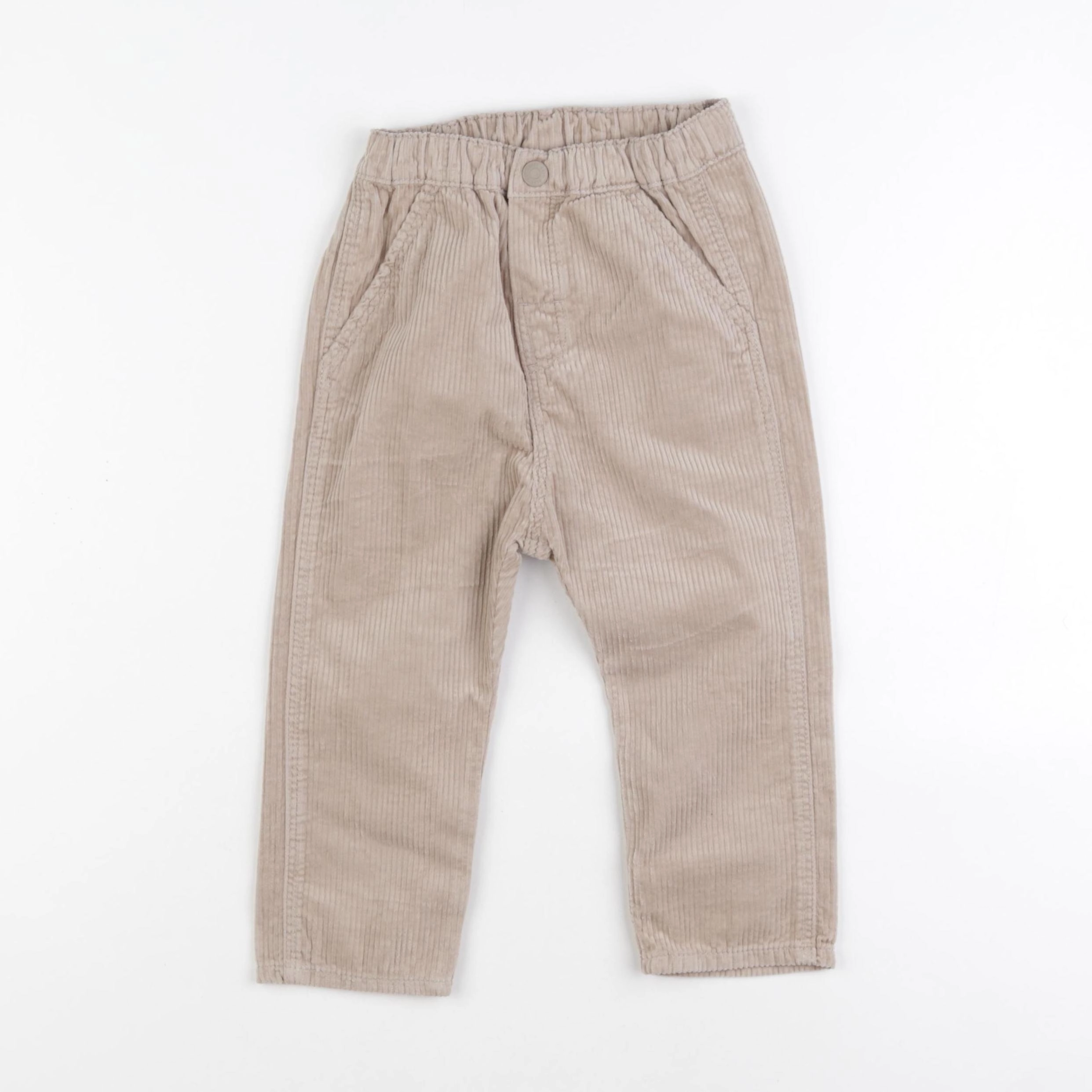 H&M - sarouel beige - 2/3 ans
