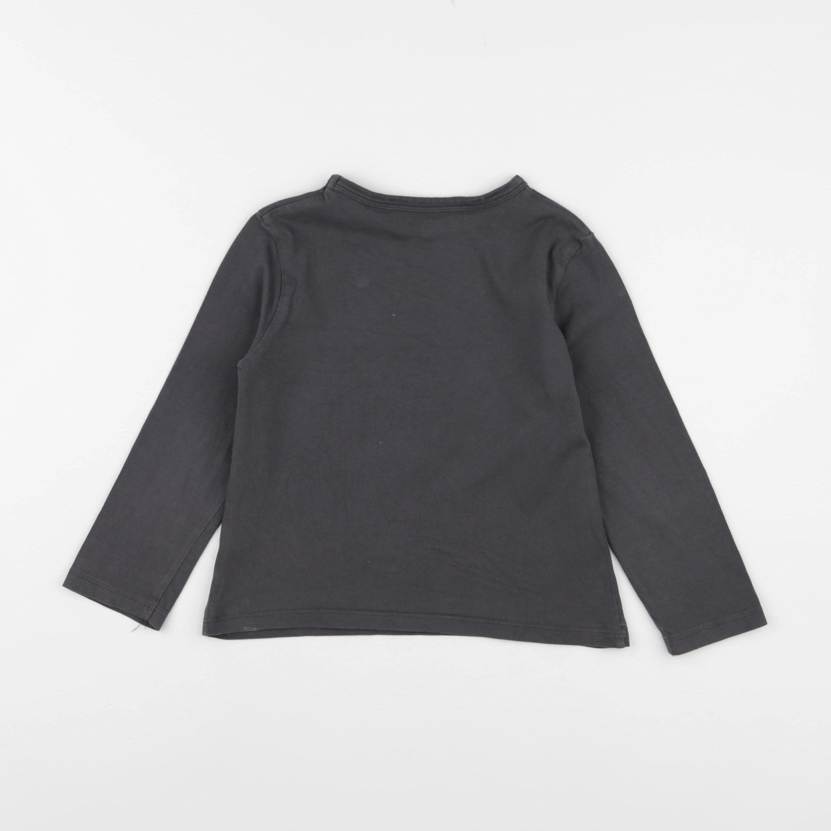 Vertbaudet - tee-shirt gris - 5 ans