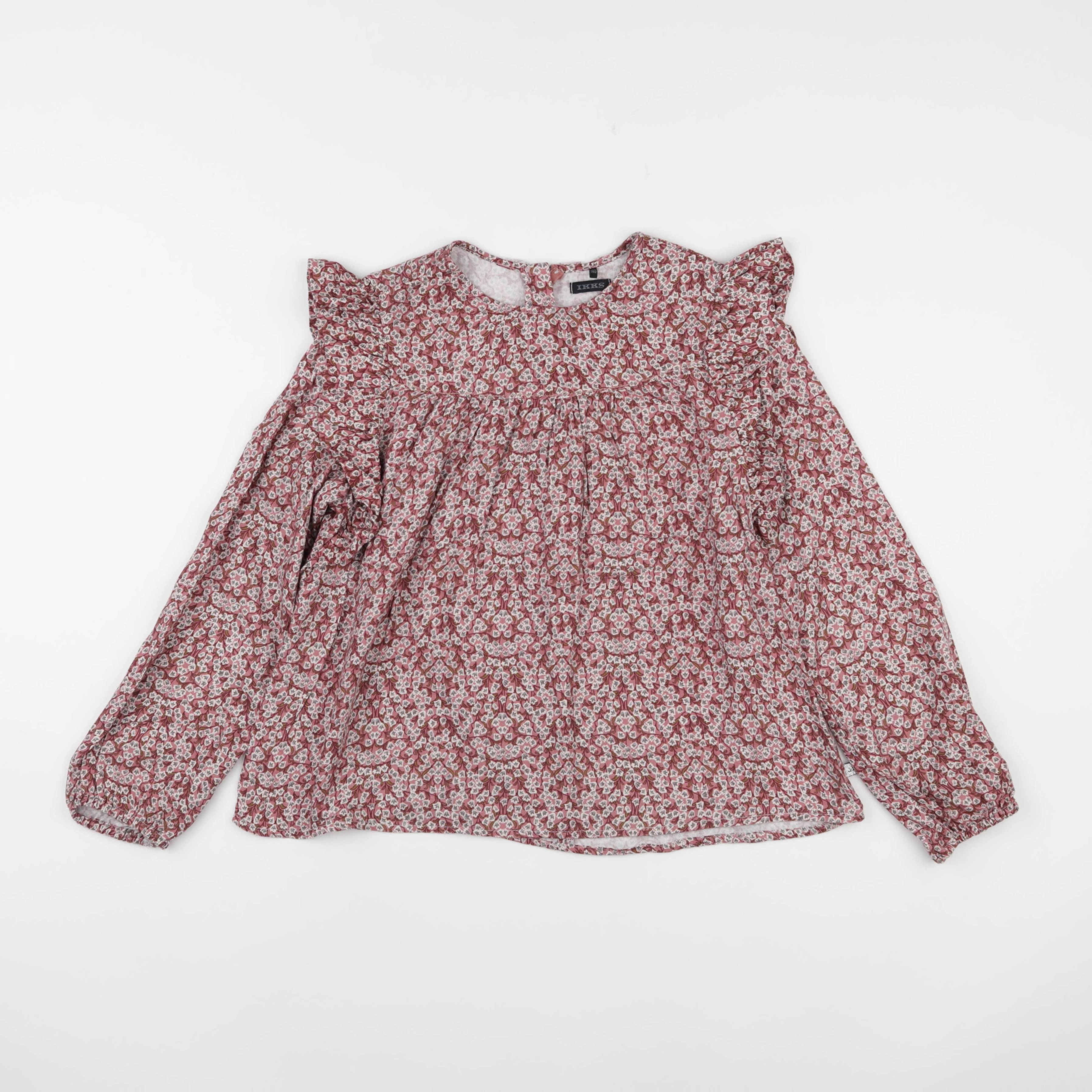 IKKS - blouse rose - 10 ans