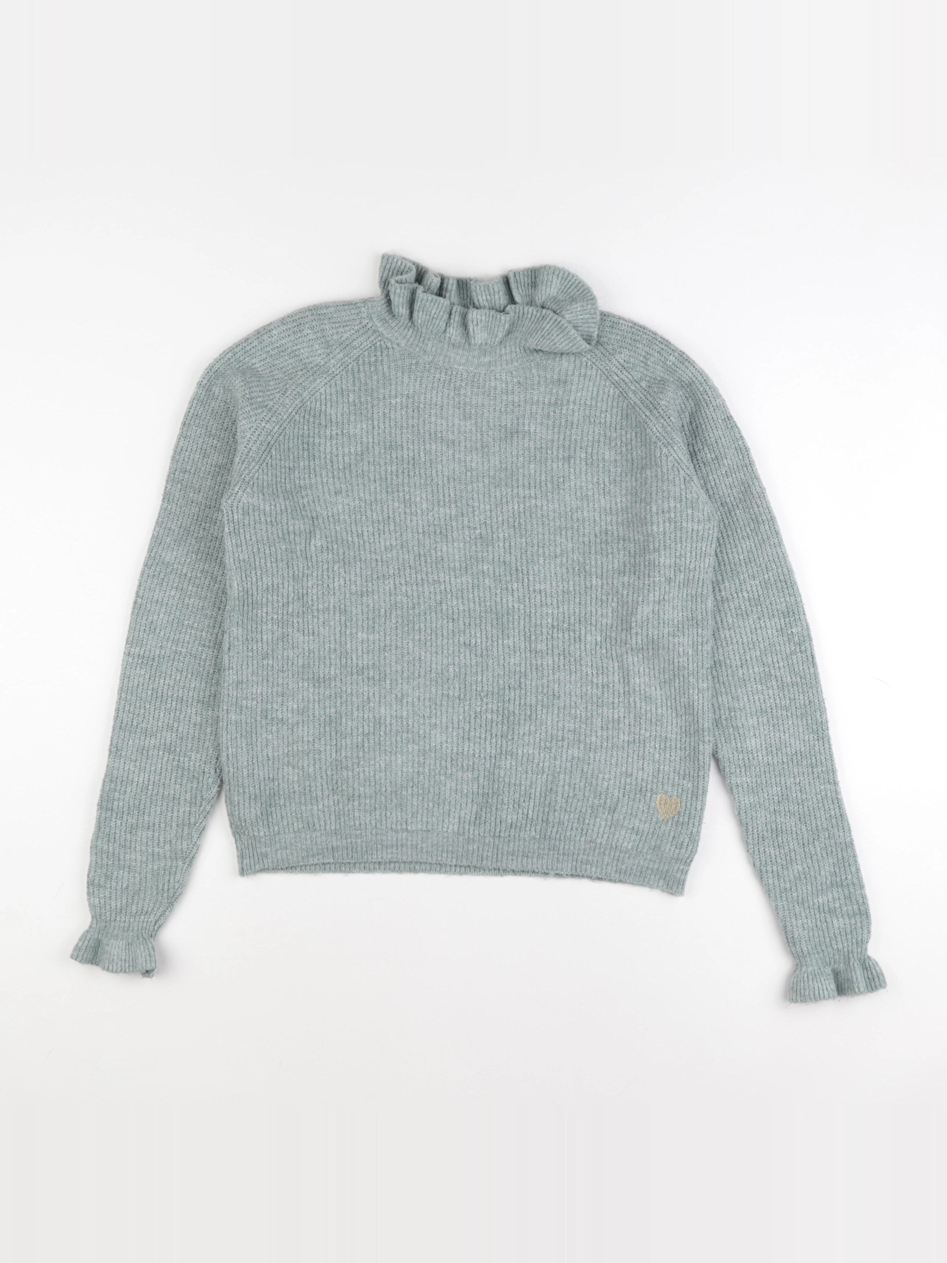 Vertbaudet - pull bleu - 14 ans