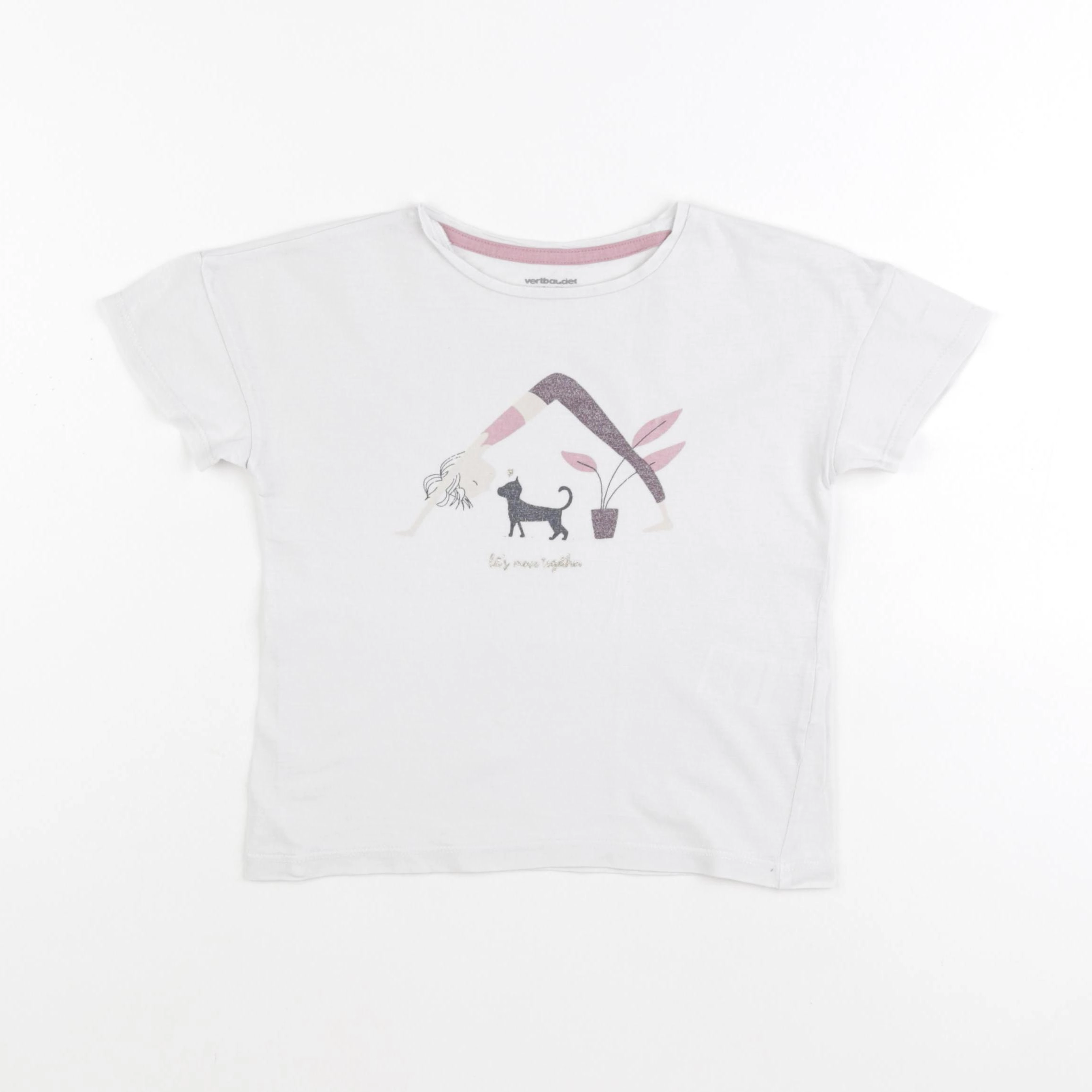 Vertbaudet - maillot de corps blanc - 5 ans