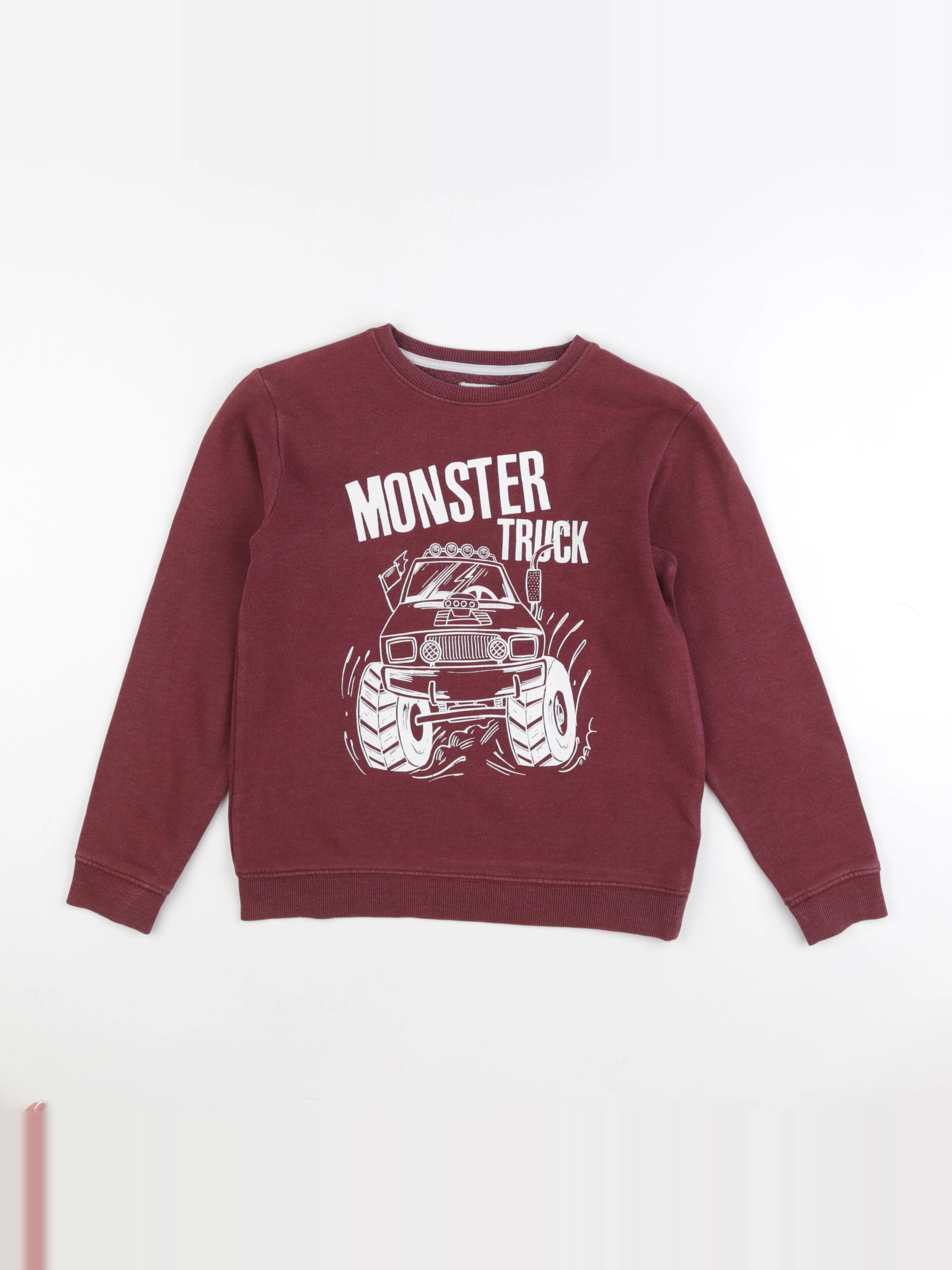 Vertbaudet - sweat rouge - 12 ans
