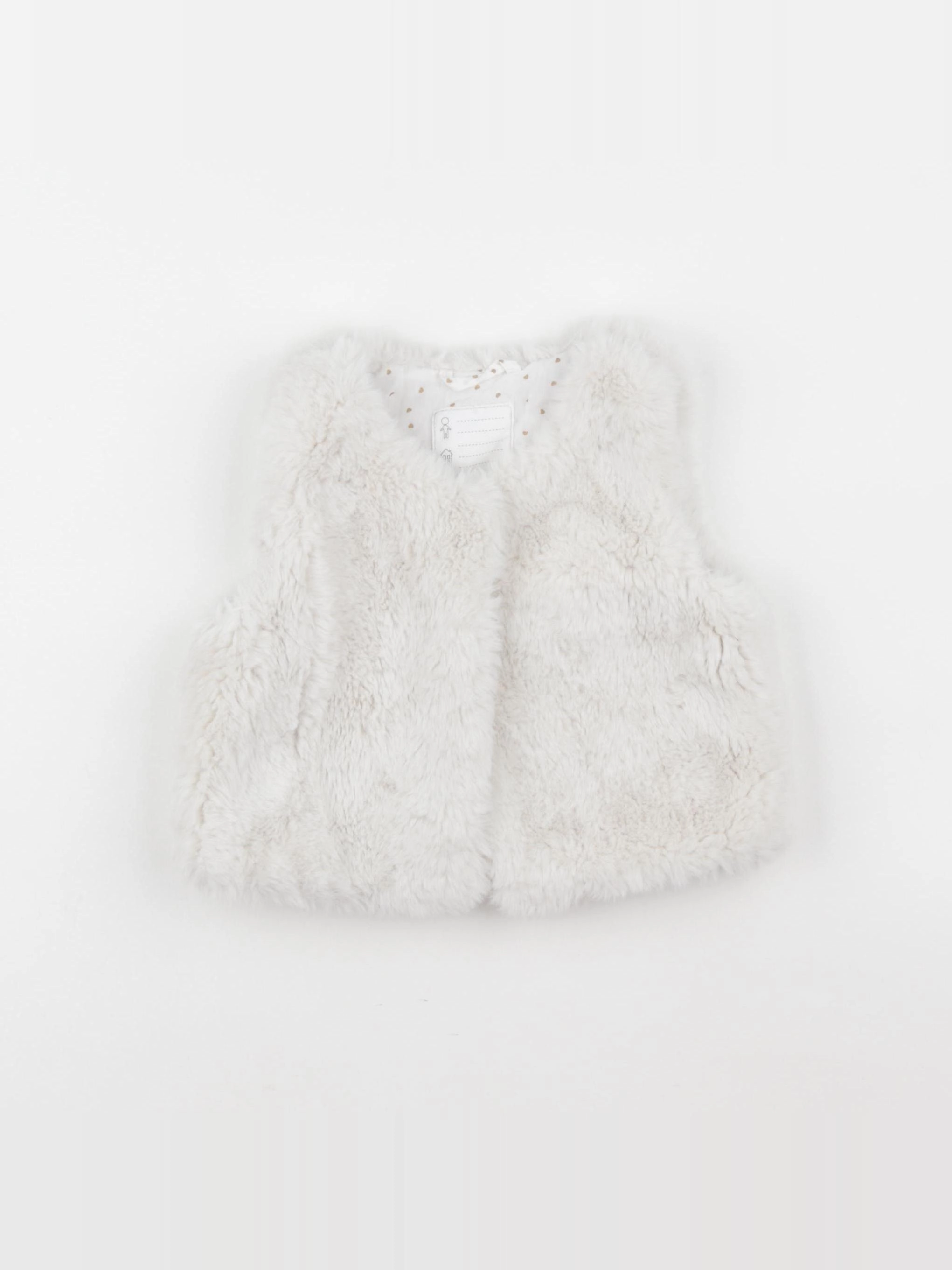 Vertbaudet - gilet blanc - 3 ans
