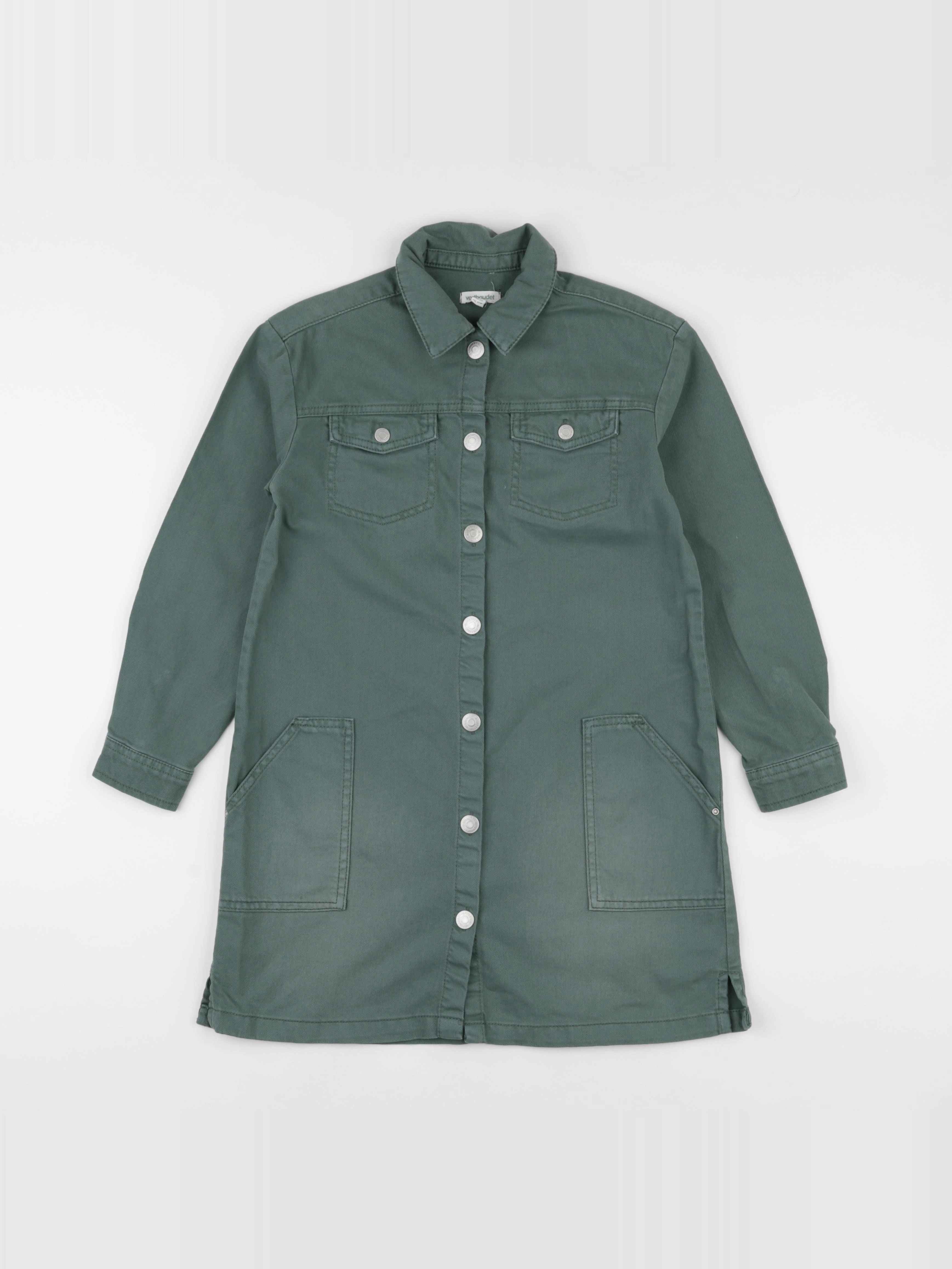 Vertbaudet - robe vert - 10 ans