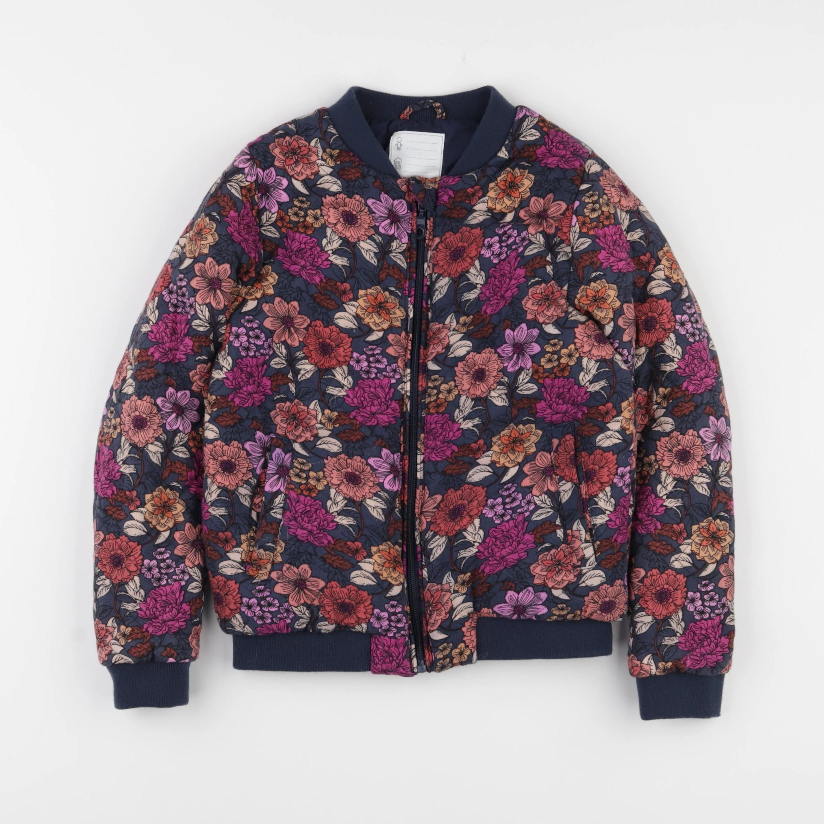 Vertbaudet - veste bleu - 8 ans