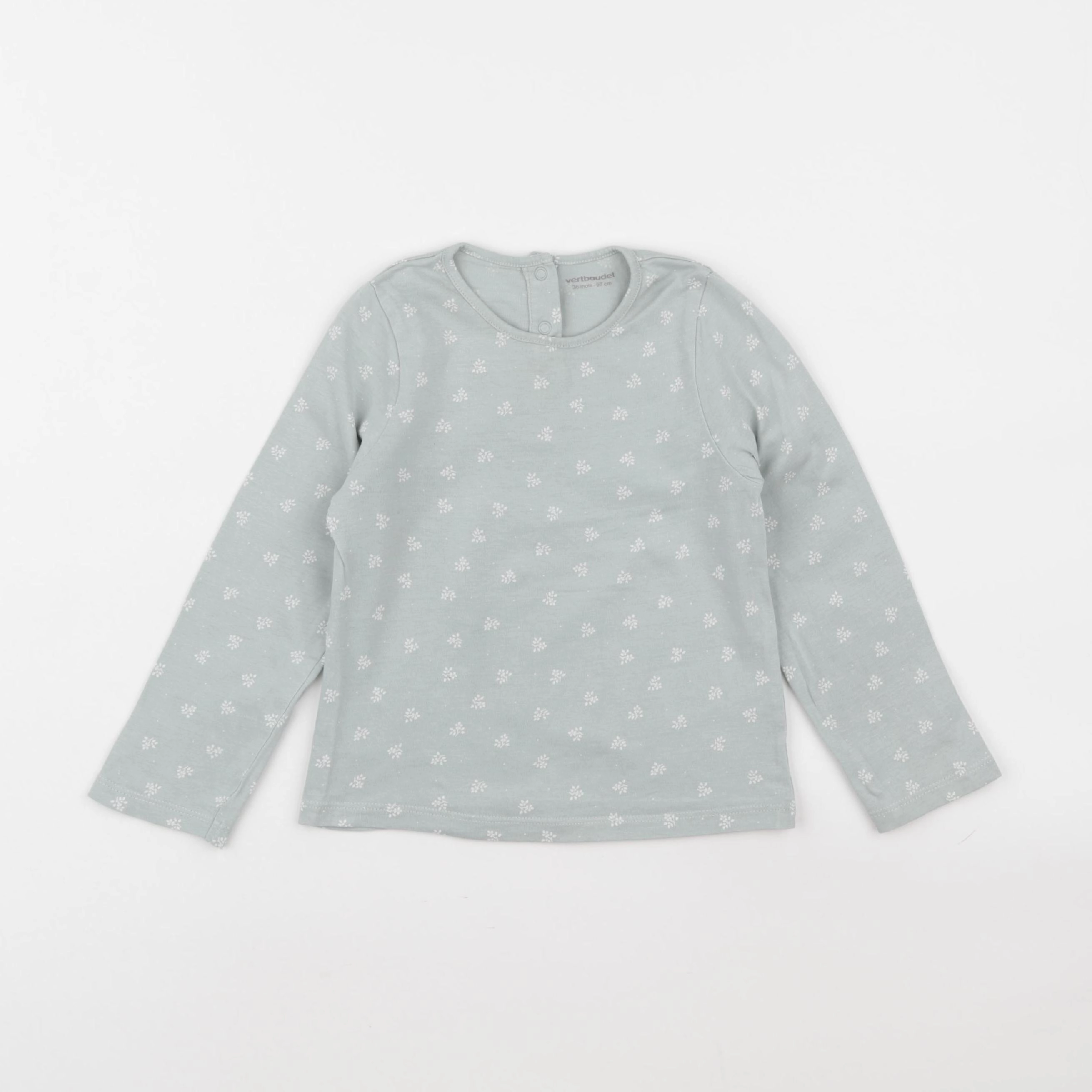 Vertbaudet - tee-shirt vert - 36 mois