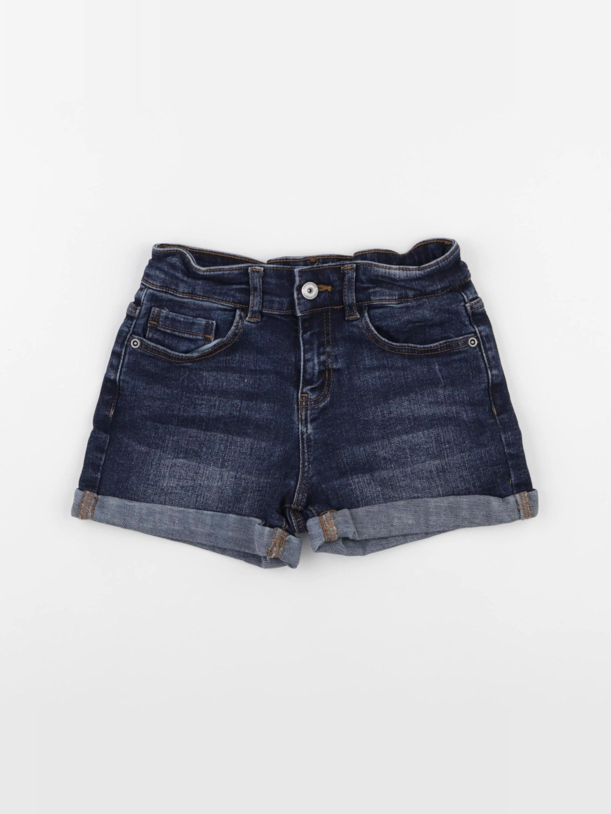 Vertbaudet - short bleu - 8 ans