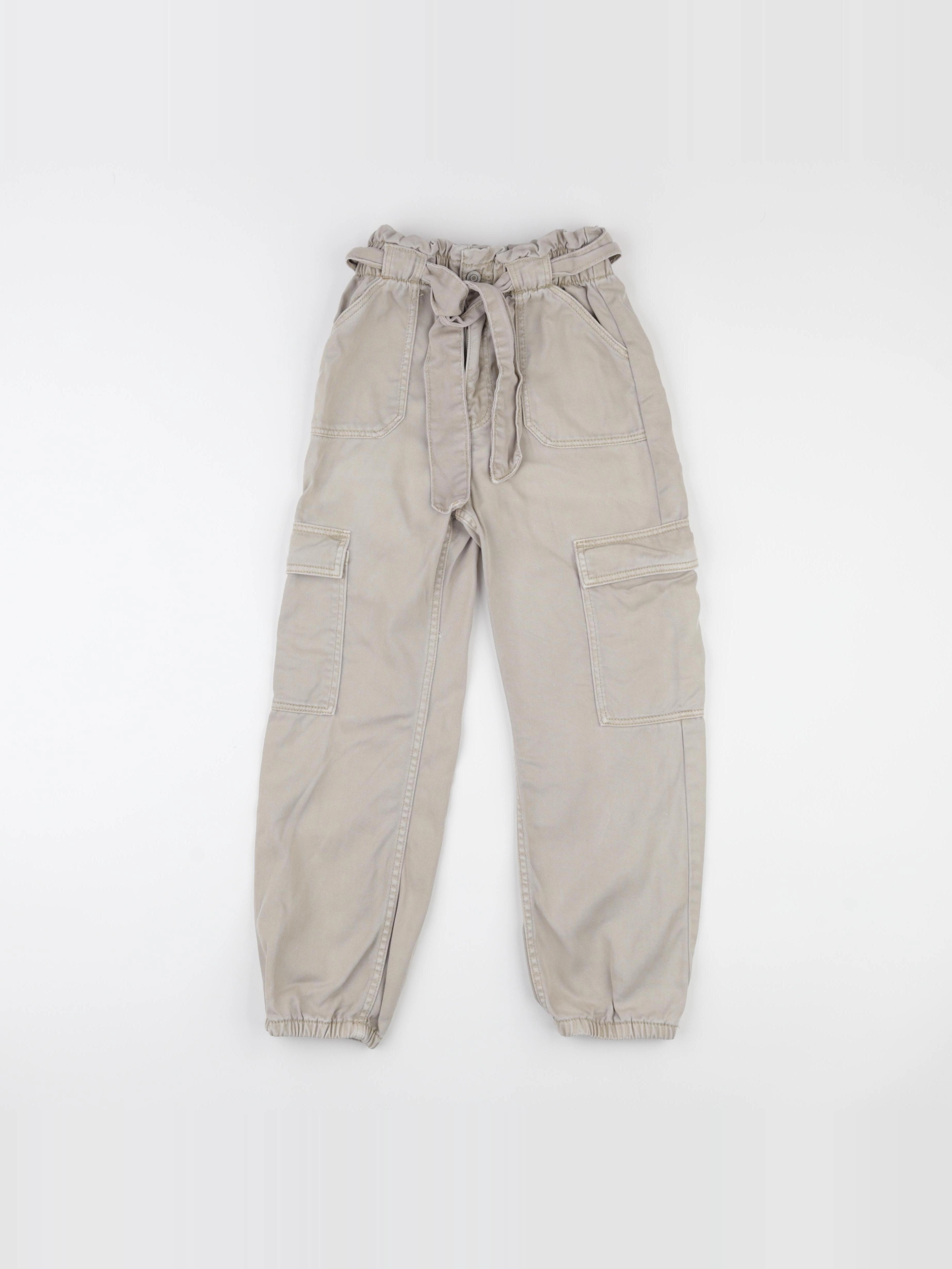 Vertbaudet - pantalon beige - 9 ans