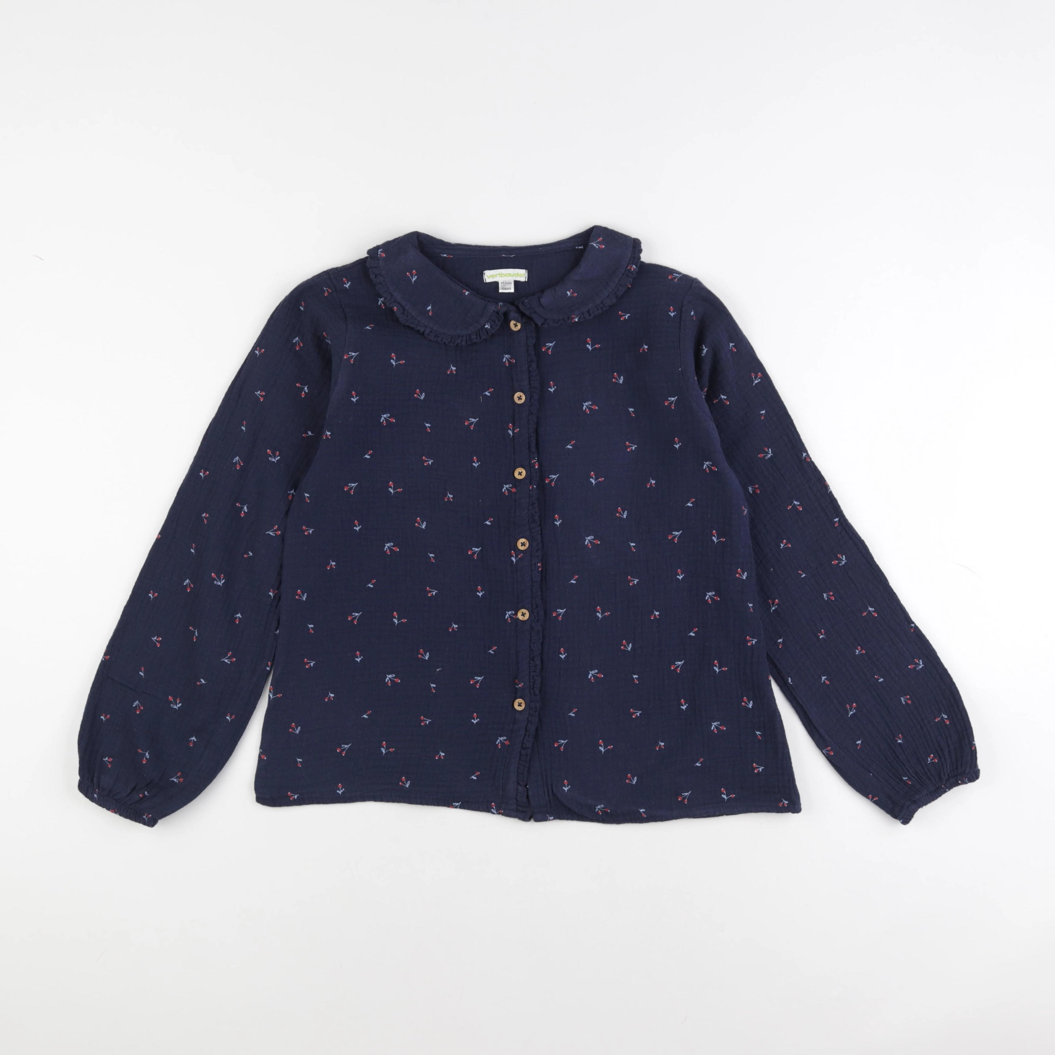 Vertbaudet - blouse bleu - 12 ans