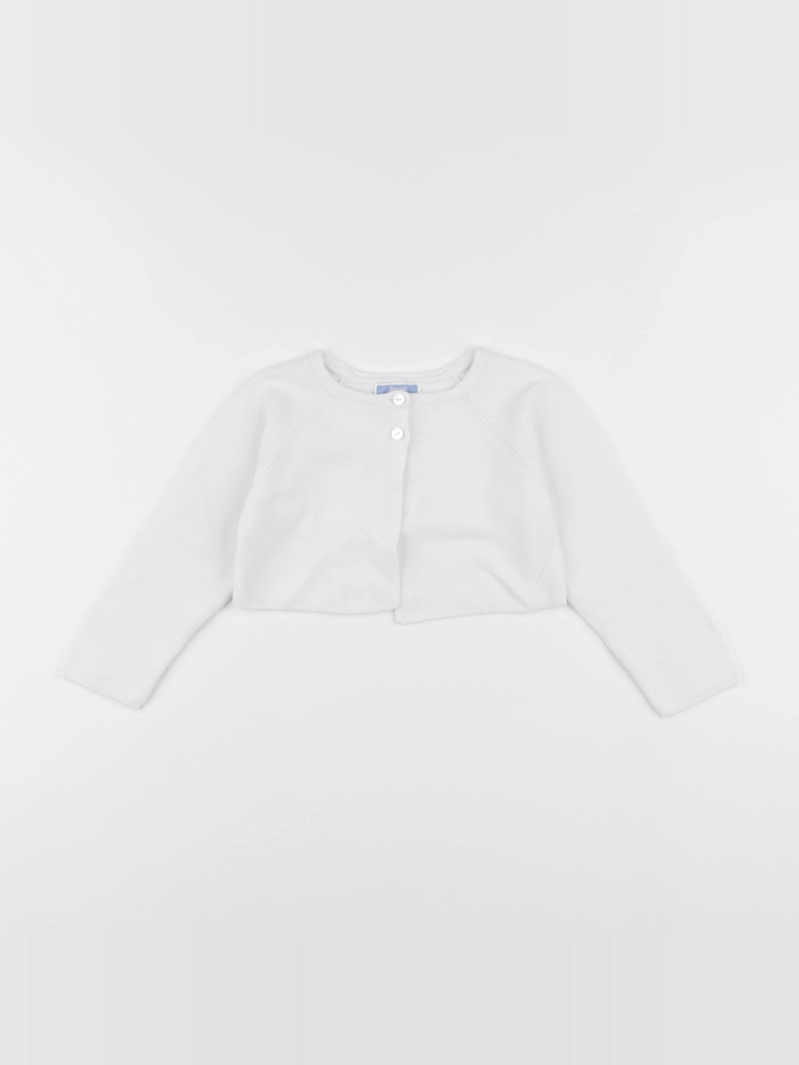 Jacadi - gilet blanc - 24 mois