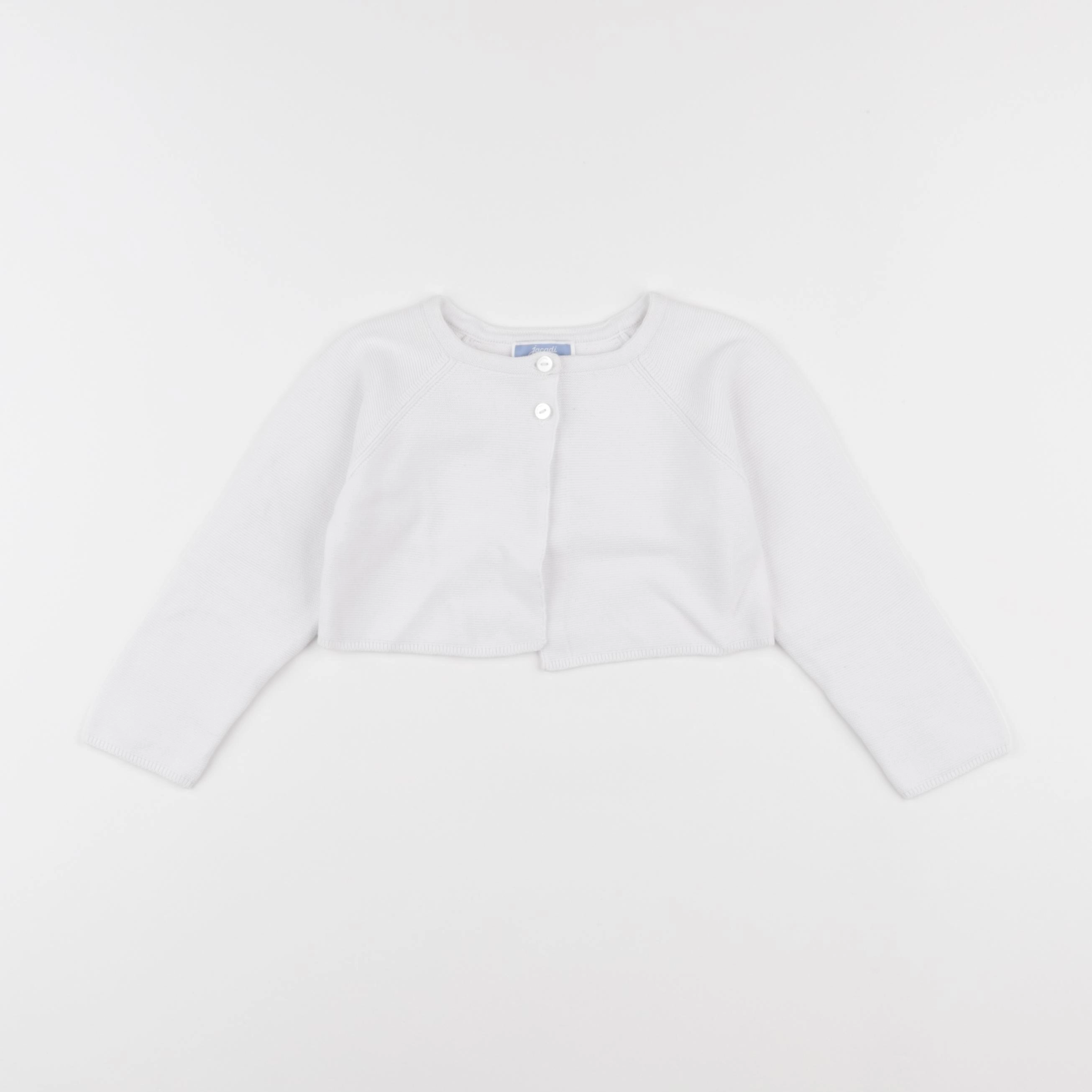 Jacadi - gilet blanc - 24 mois