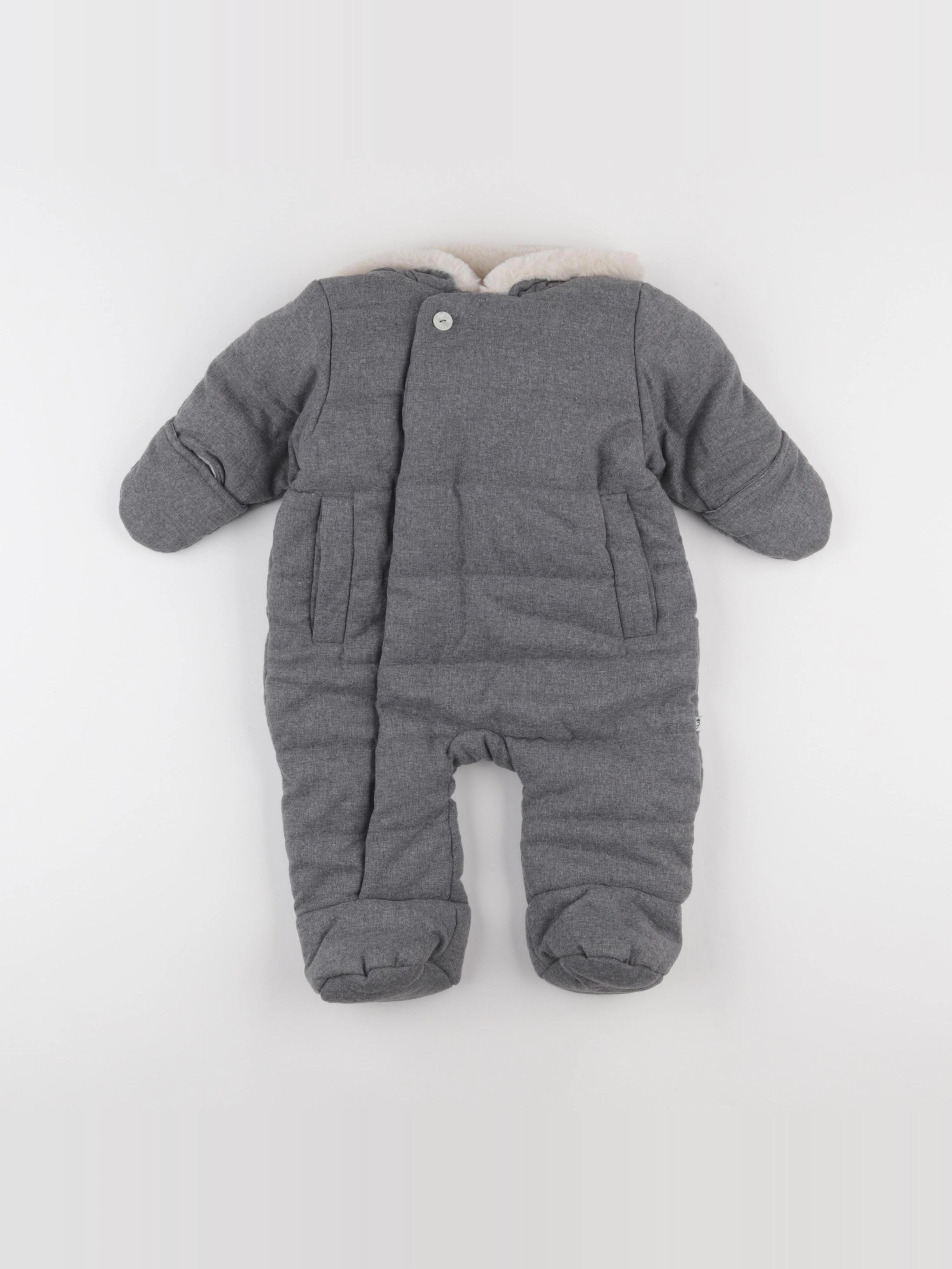 Jacadi - combi-pilote gris - 12 mois