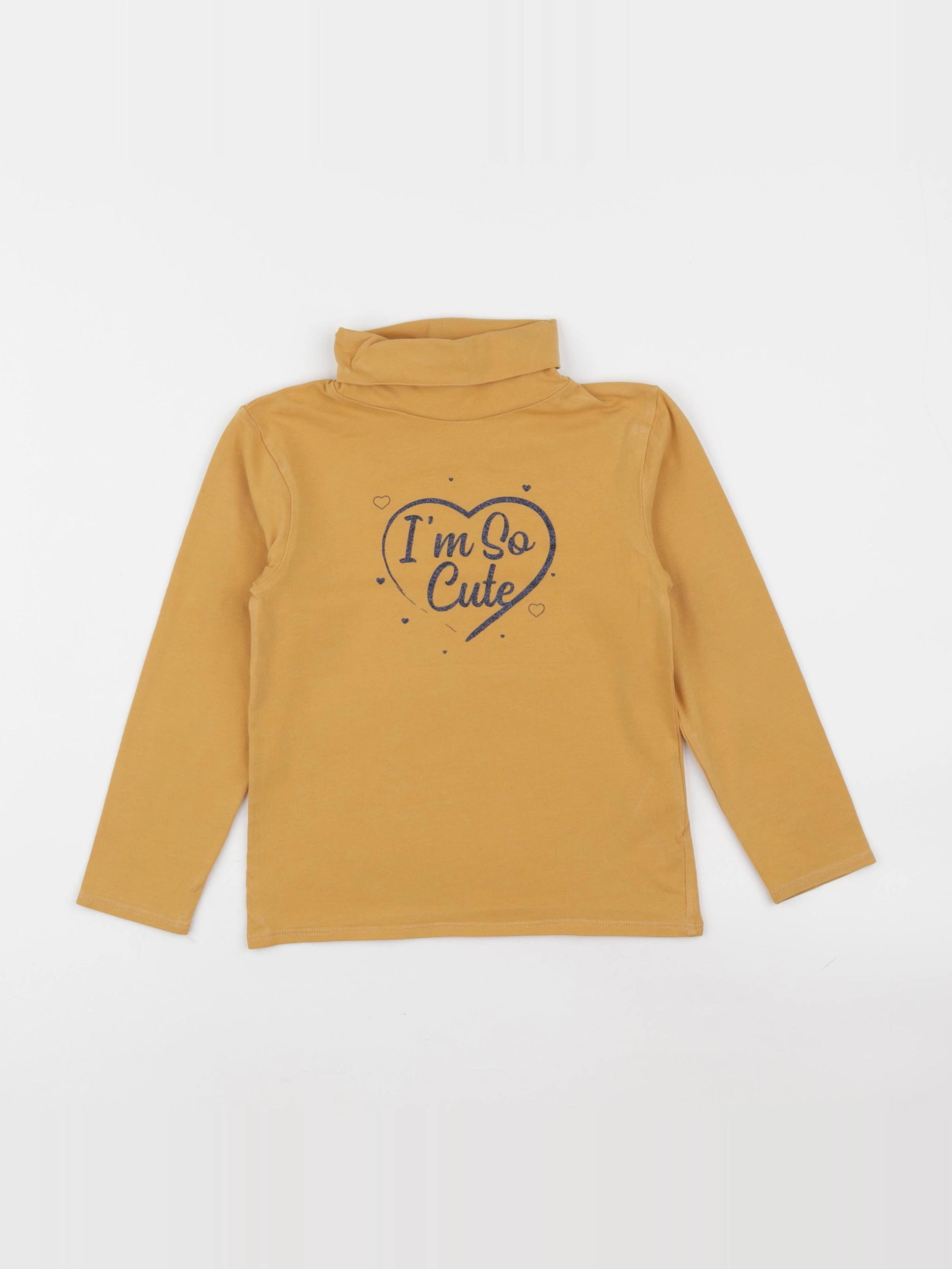 Vertbaudet - sous-pull jaune - 6 ans