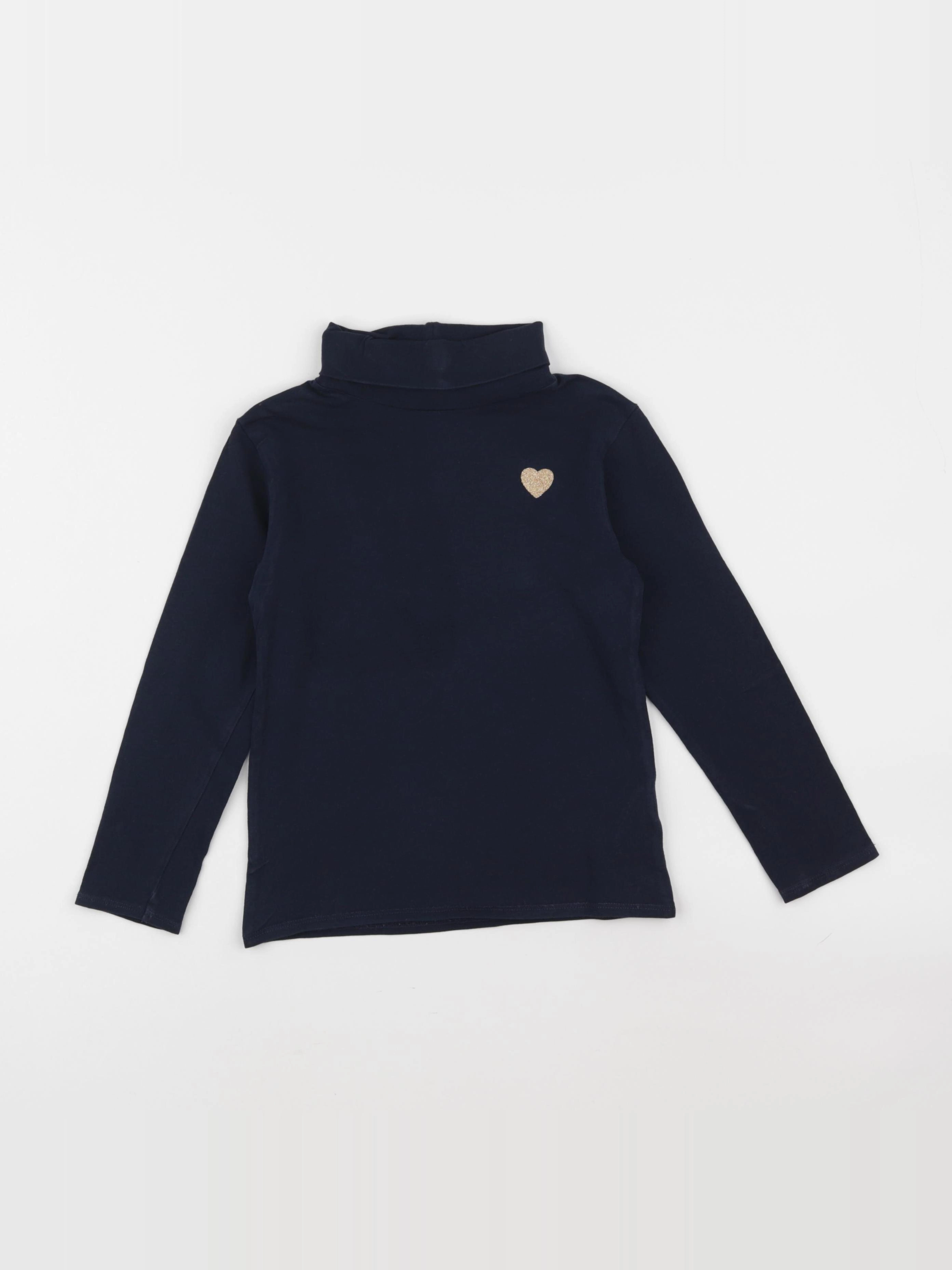 Vertbaudet - sous-pull bleu - 6 ans