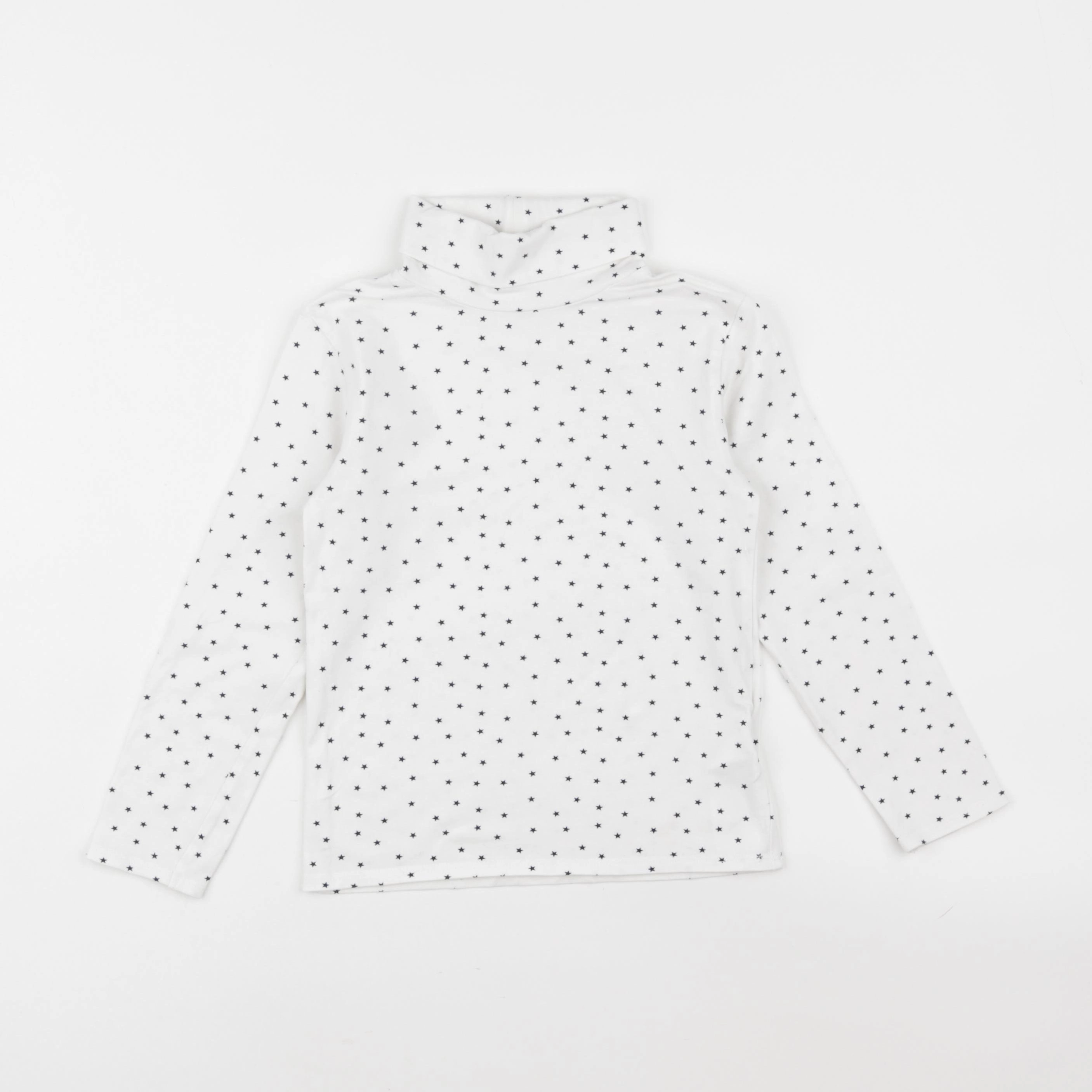 Vertbaudet - sous-pull blanc, bleu - 6 ans