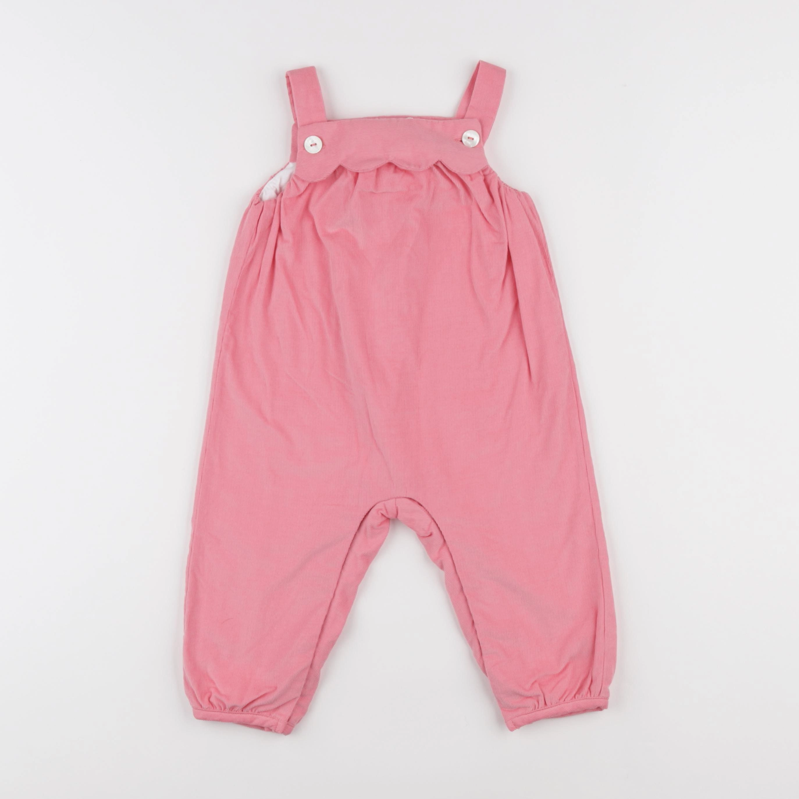 Jacadi - salopette rose - 12 mois