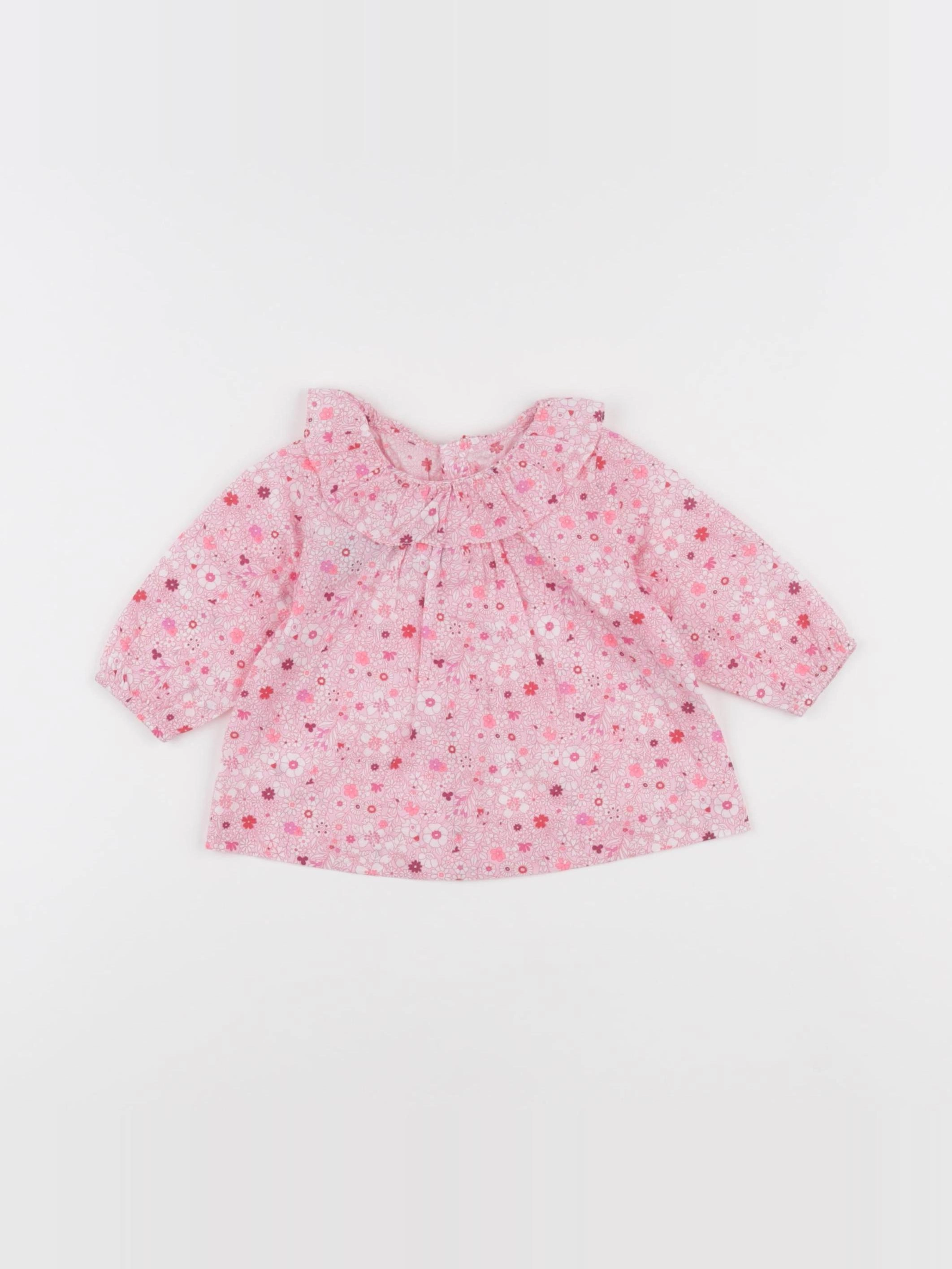 Jacadi - blouse liberty rose - 3 mois