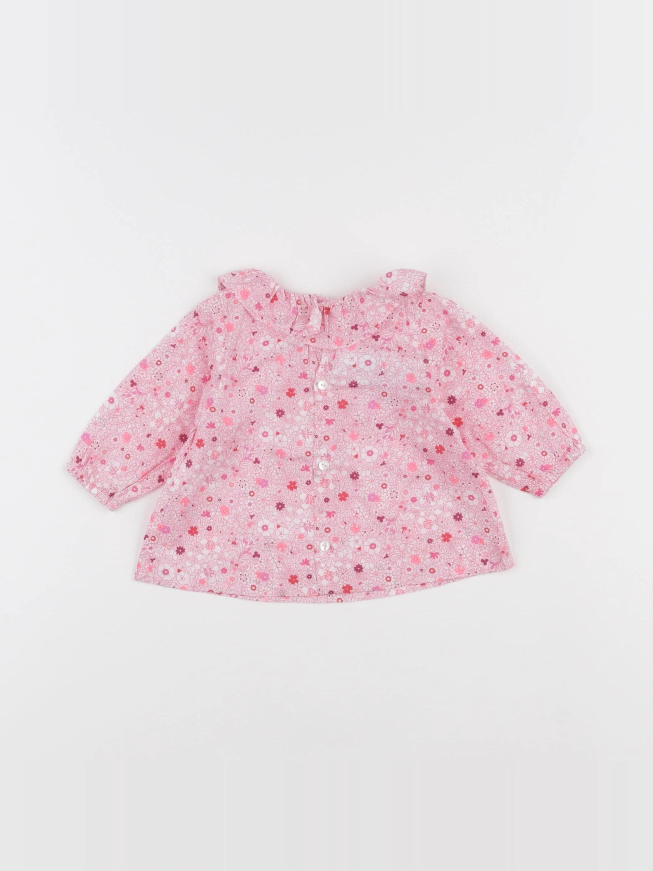 Jacadi - blouse liberty rose - 3 mois