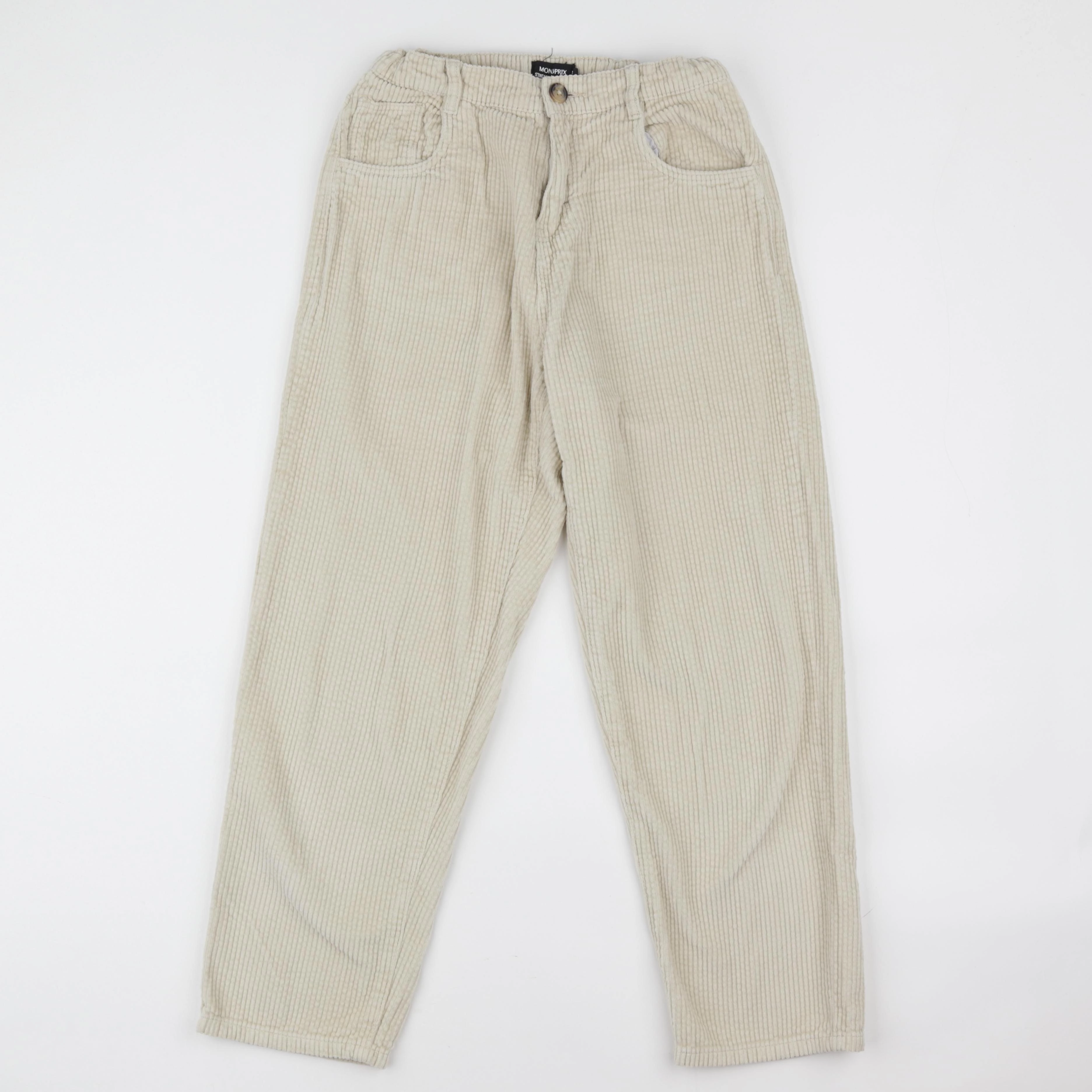 Monoprix - pantalon beige - 12 ans