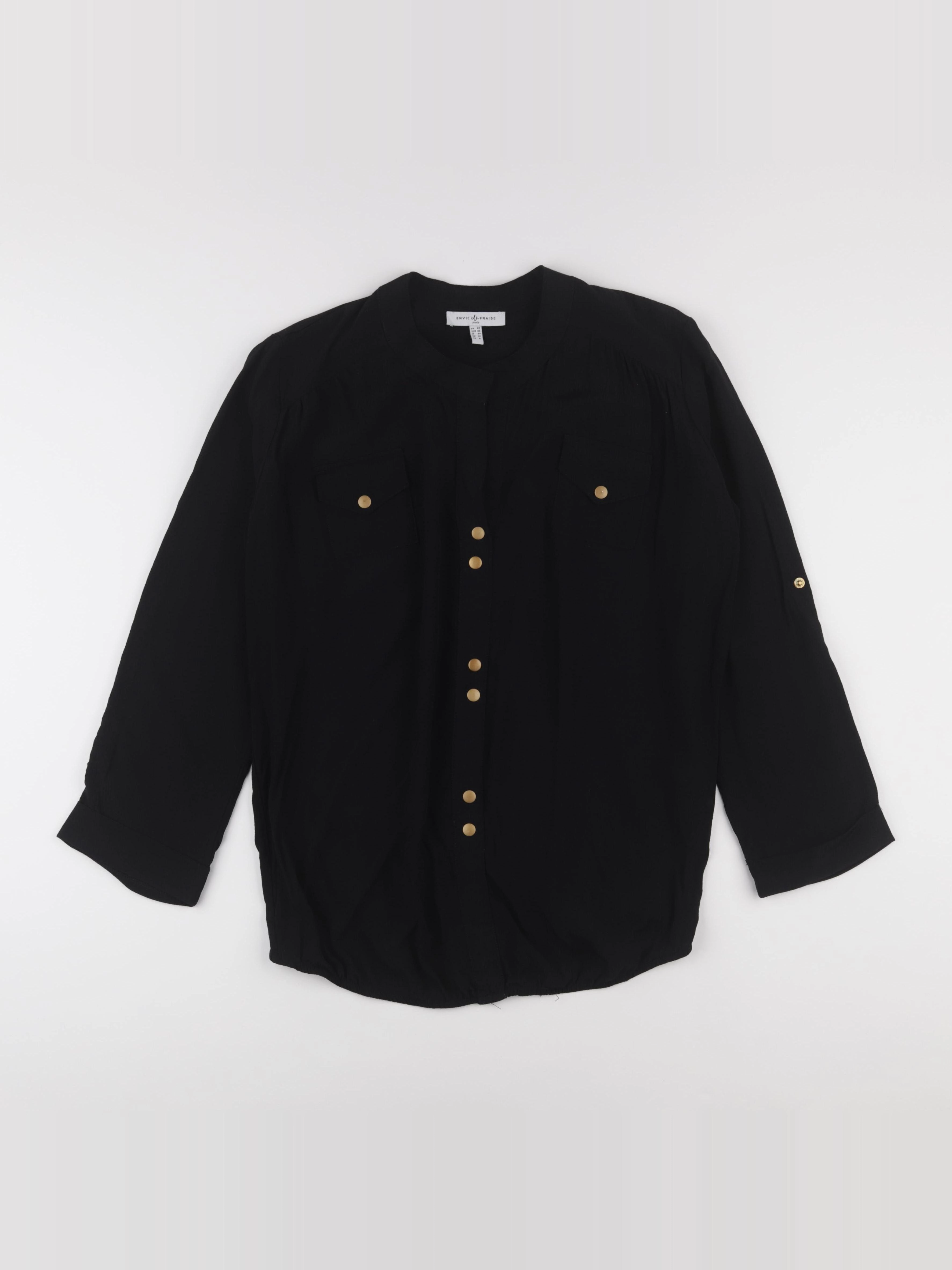 Envie de fraise - blouse grossesse noir - 40