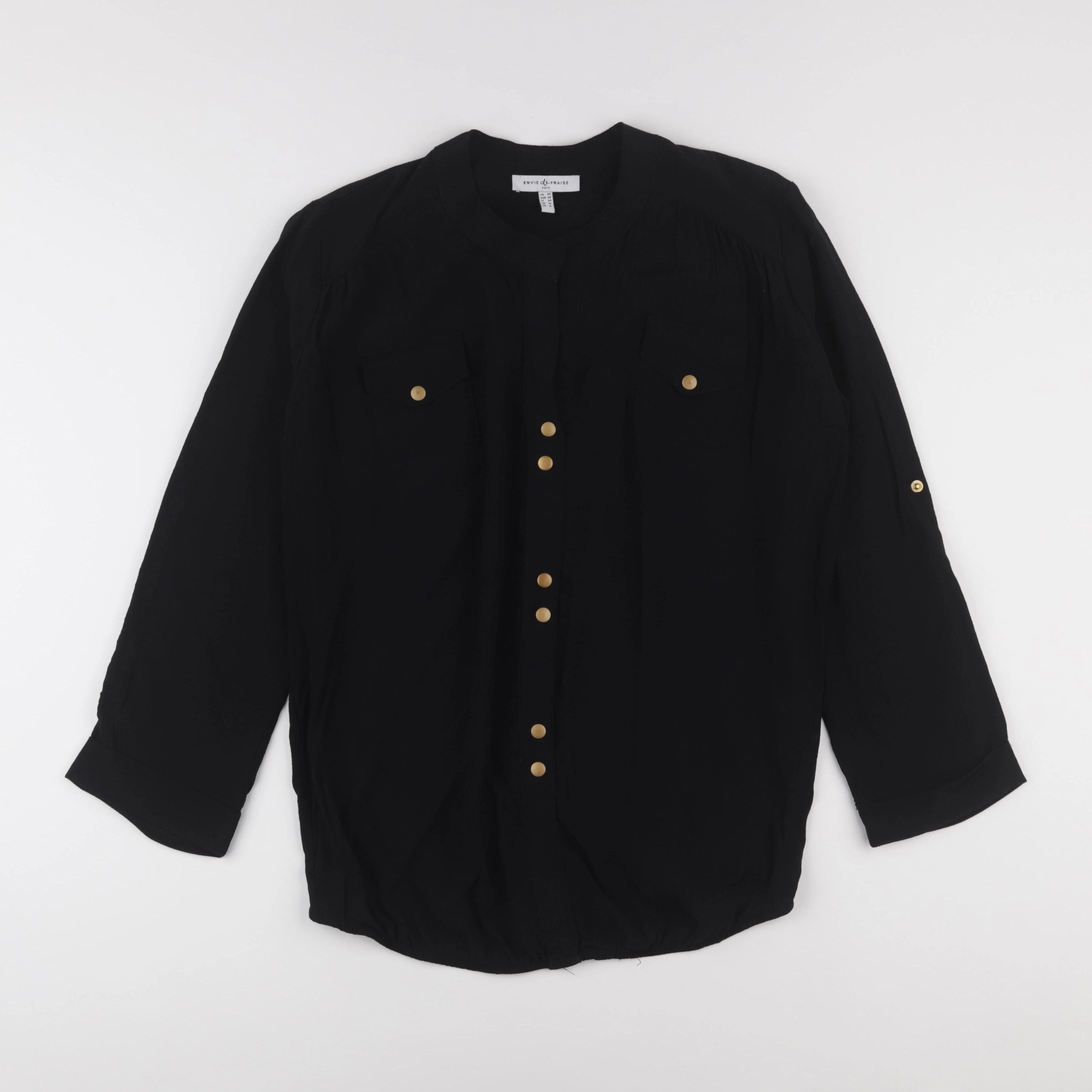 Envie de fraise - blouse grossesse noir - 40